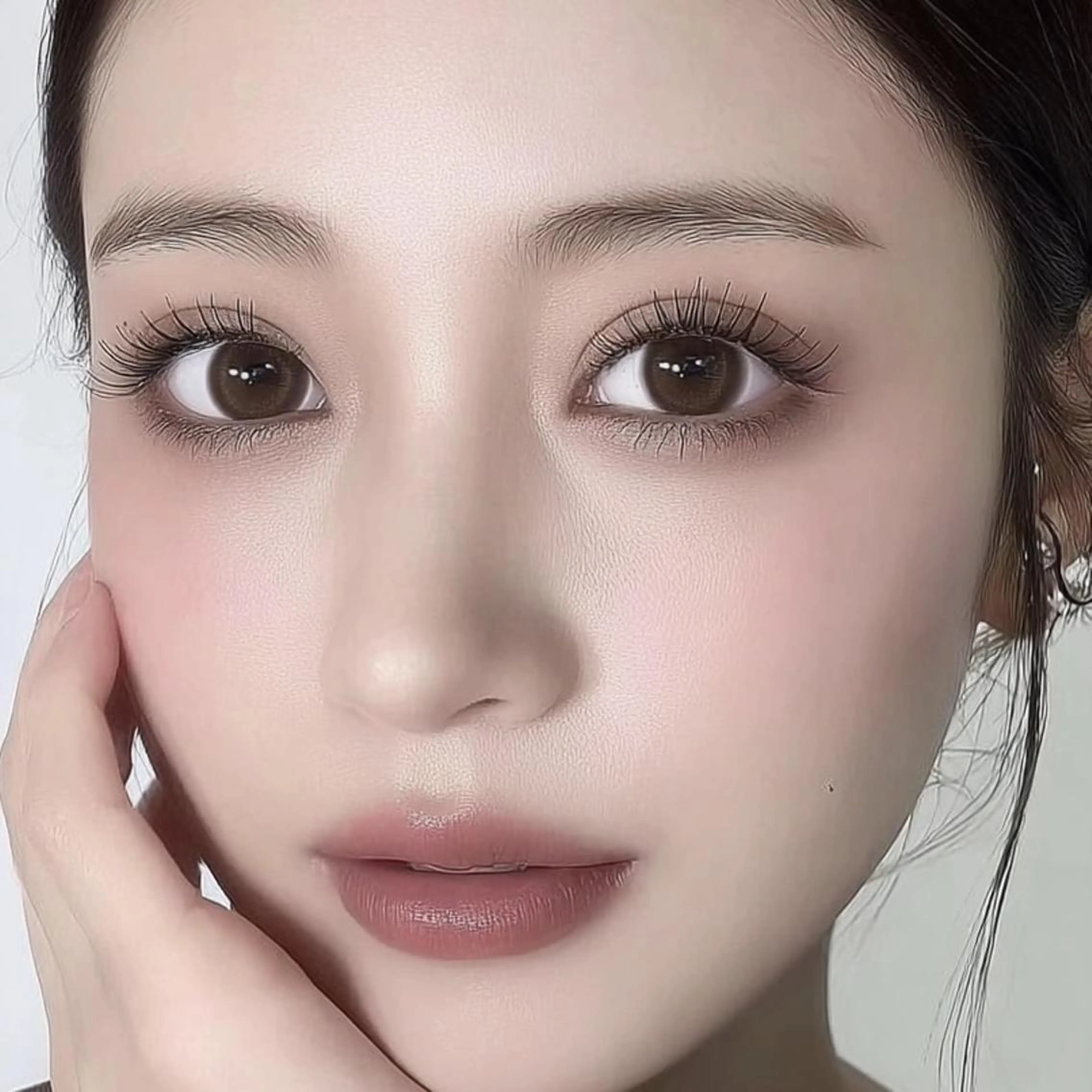 マツエク・マツパ バインドロック 束感まつ毛 韓国風マツエク ナチュラル パリジェンヌラッシュリフト マツパ 🖤🤍石川 アイリ🤍🖤のヘアスタイル