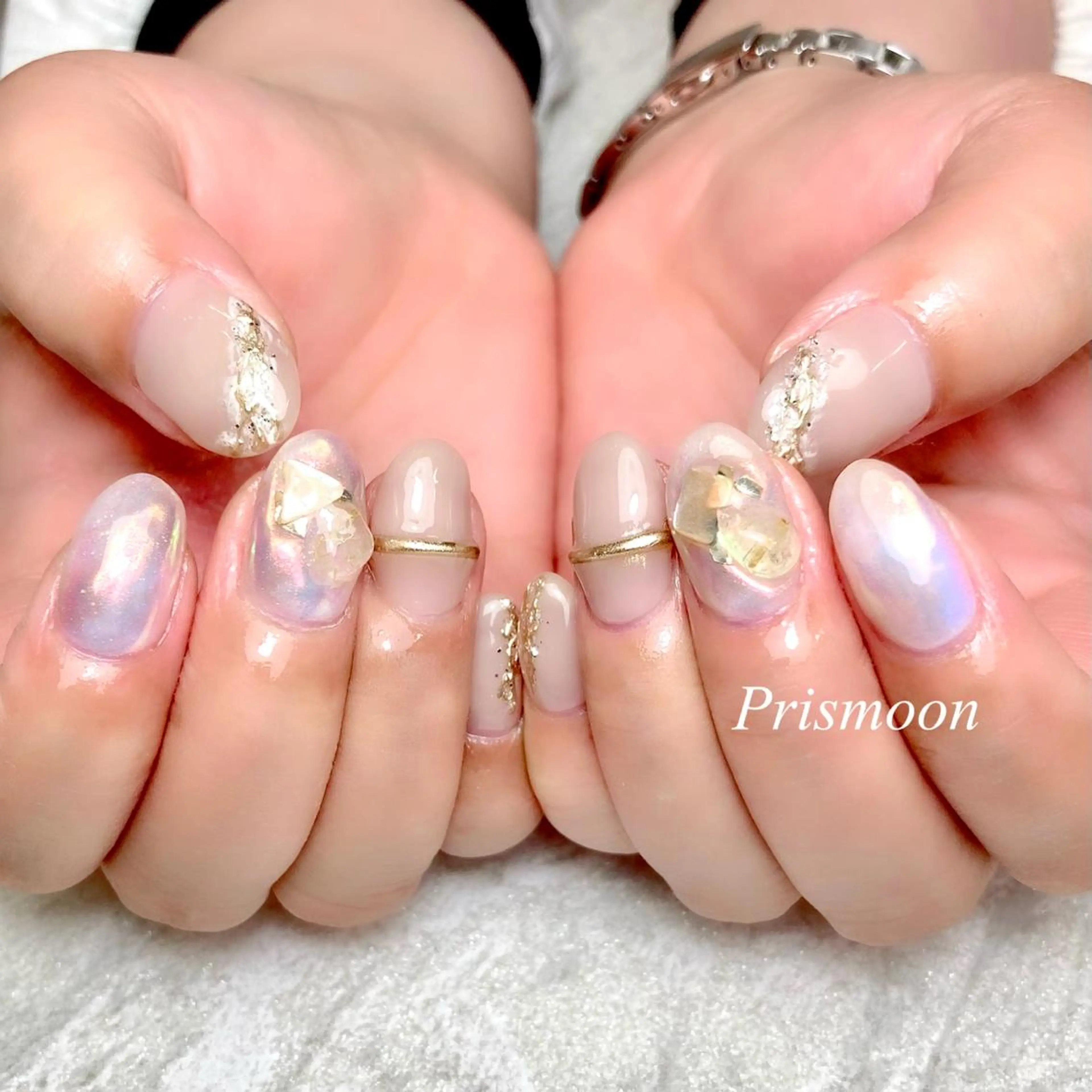 ネイル アートネイル オーロラネイル Prismoon  Nail所属・Prismoon /津市ネイルのネイルデザイン