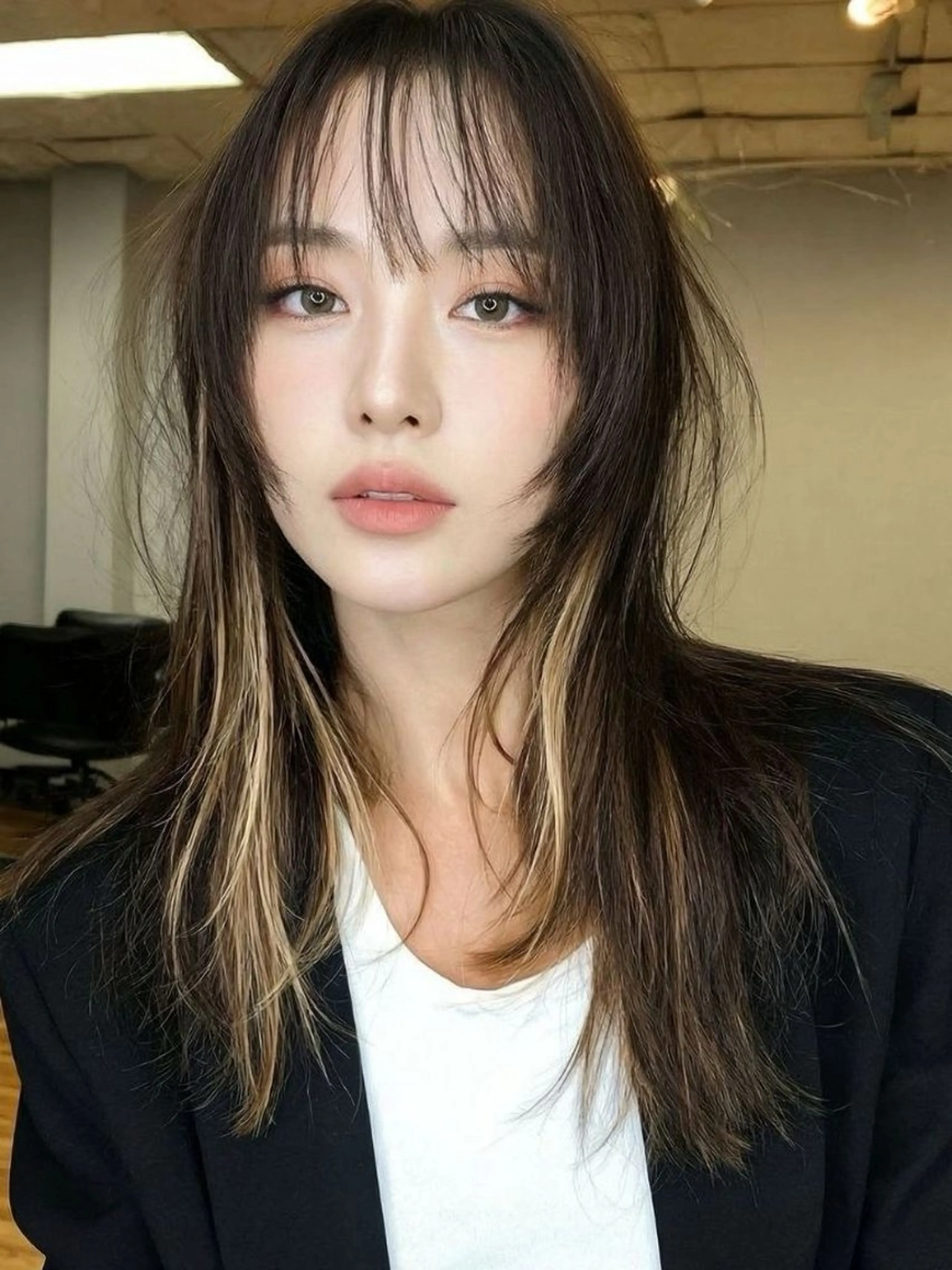 ロング カラー ☁️透明感カラー× レイヤー ☁️ノアのヘアスタイル