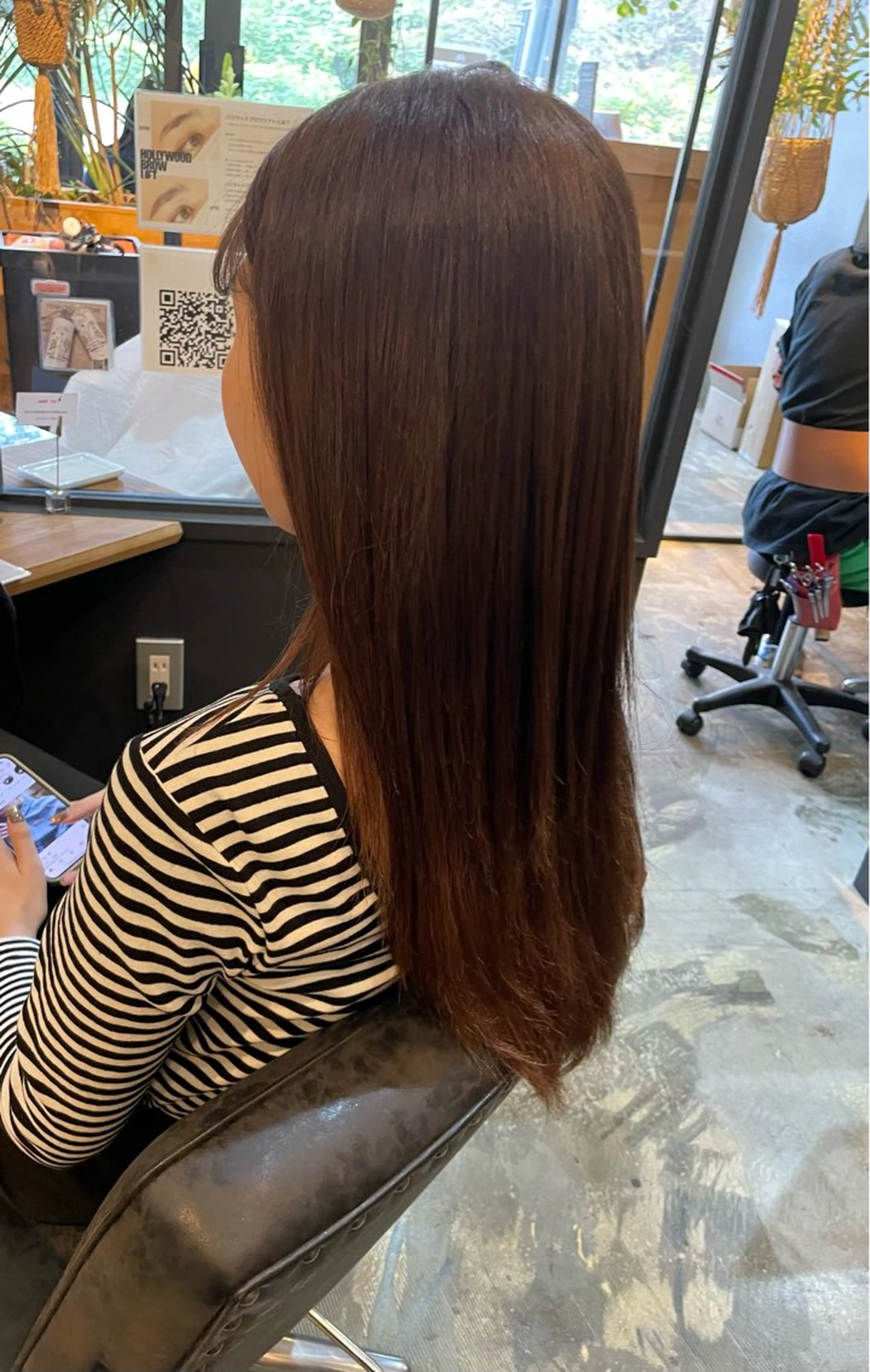 ロング カラー FERIA桃山台🍑 𝕄𝕖𝕘𝕦のヘアスタイル