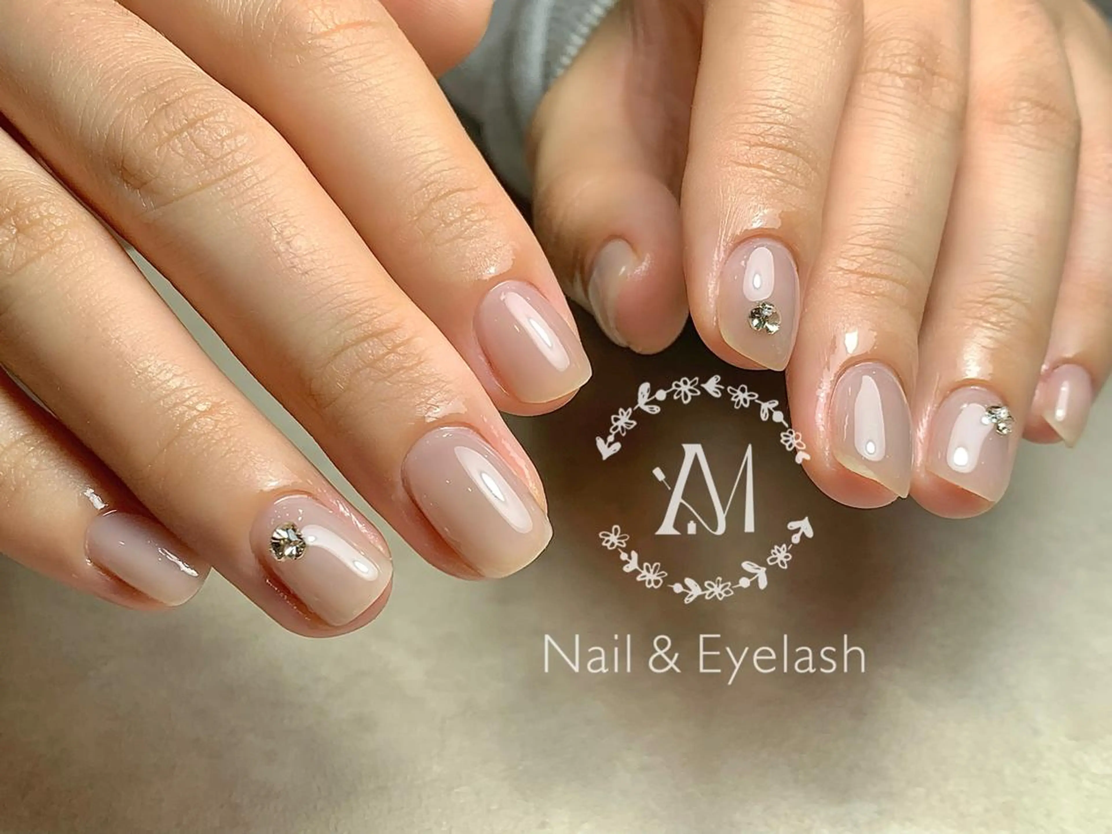 ショート ネイル ハンドネイル A1 nail &eyelashのネイルデザイン