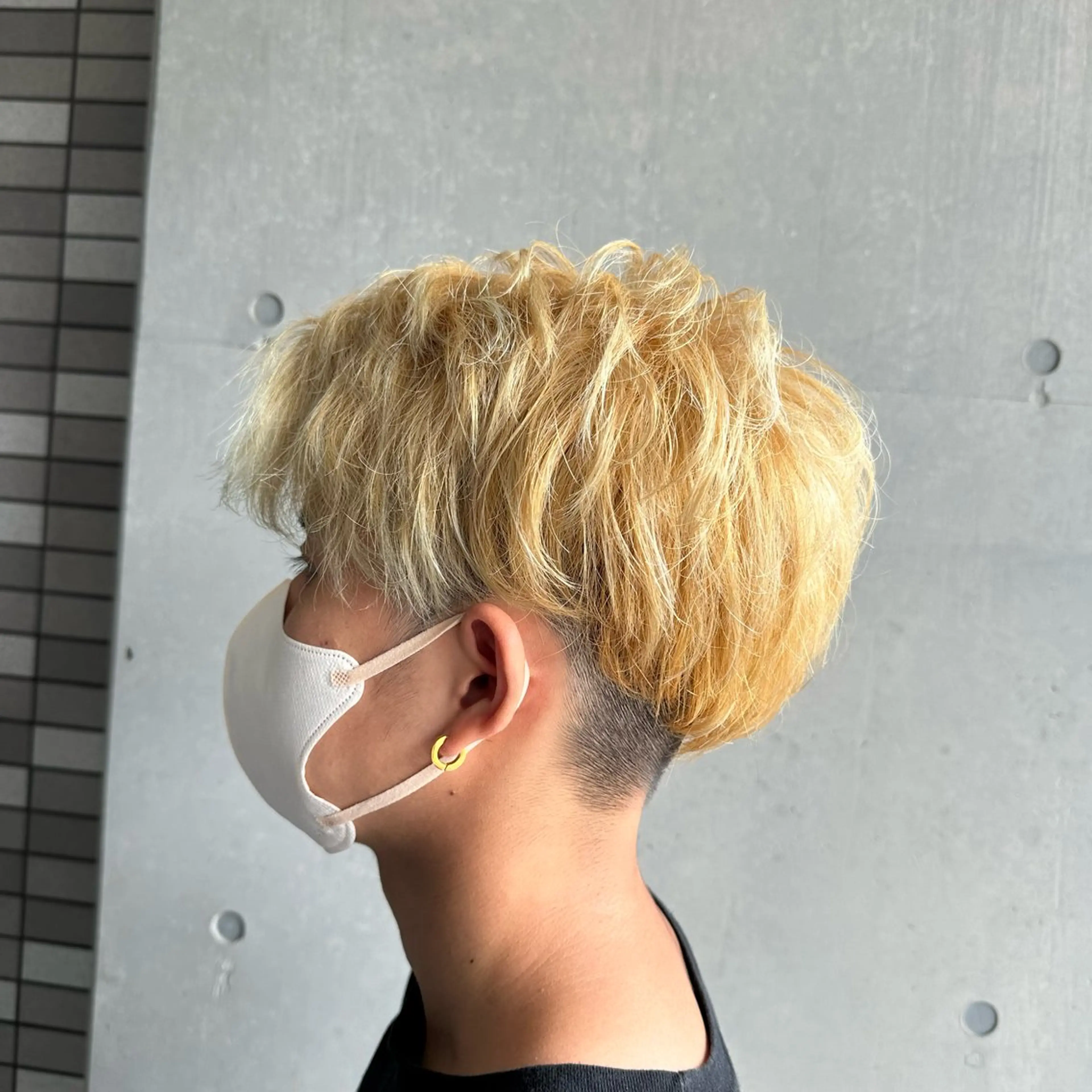 ショート カラー メンズ メンズブリーチ ブリーチ インナーカラー指名 No.1菊池柊真のヘアスタイル