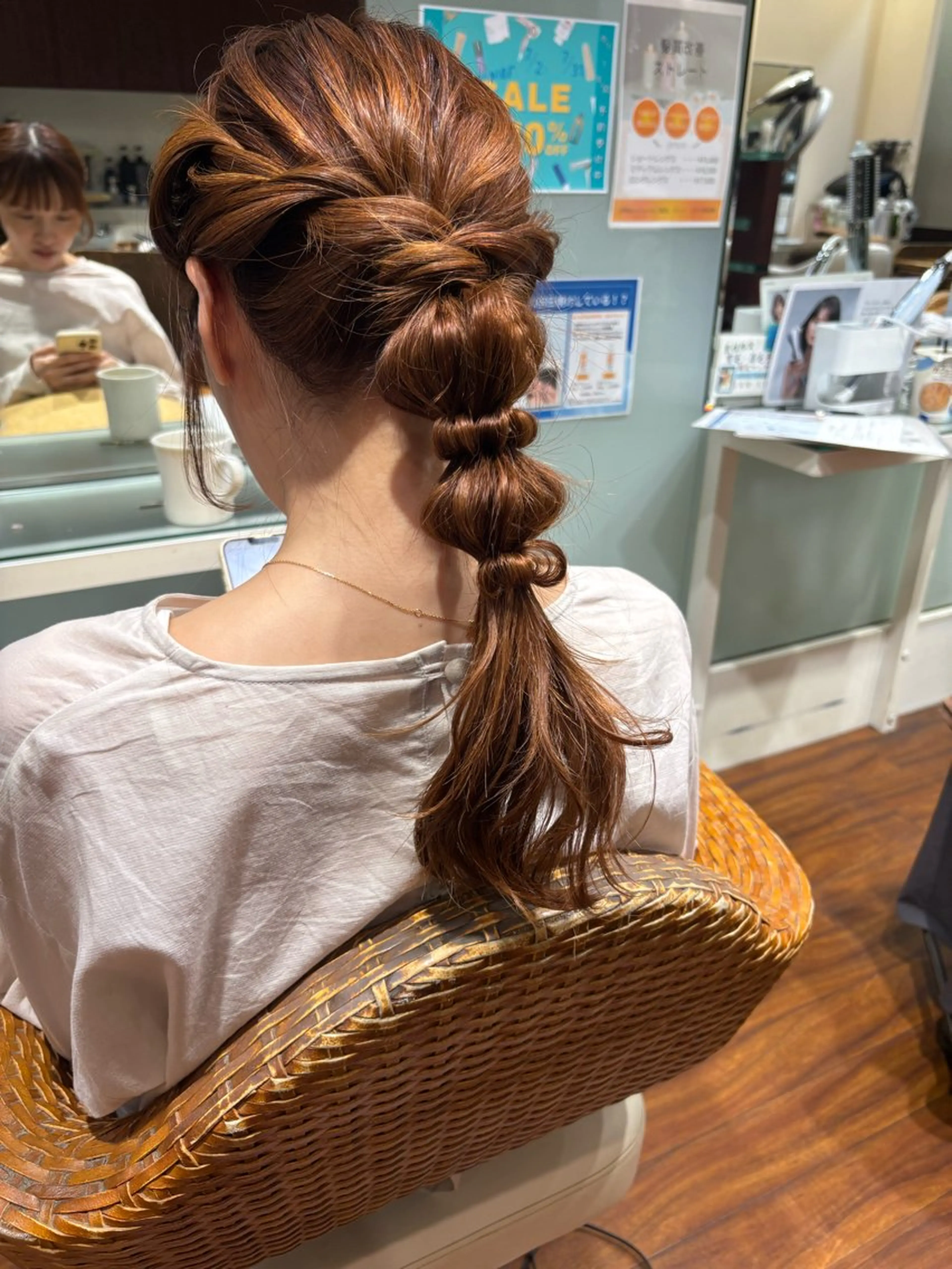ヘアセット 栗田 優月のヘアスタイル