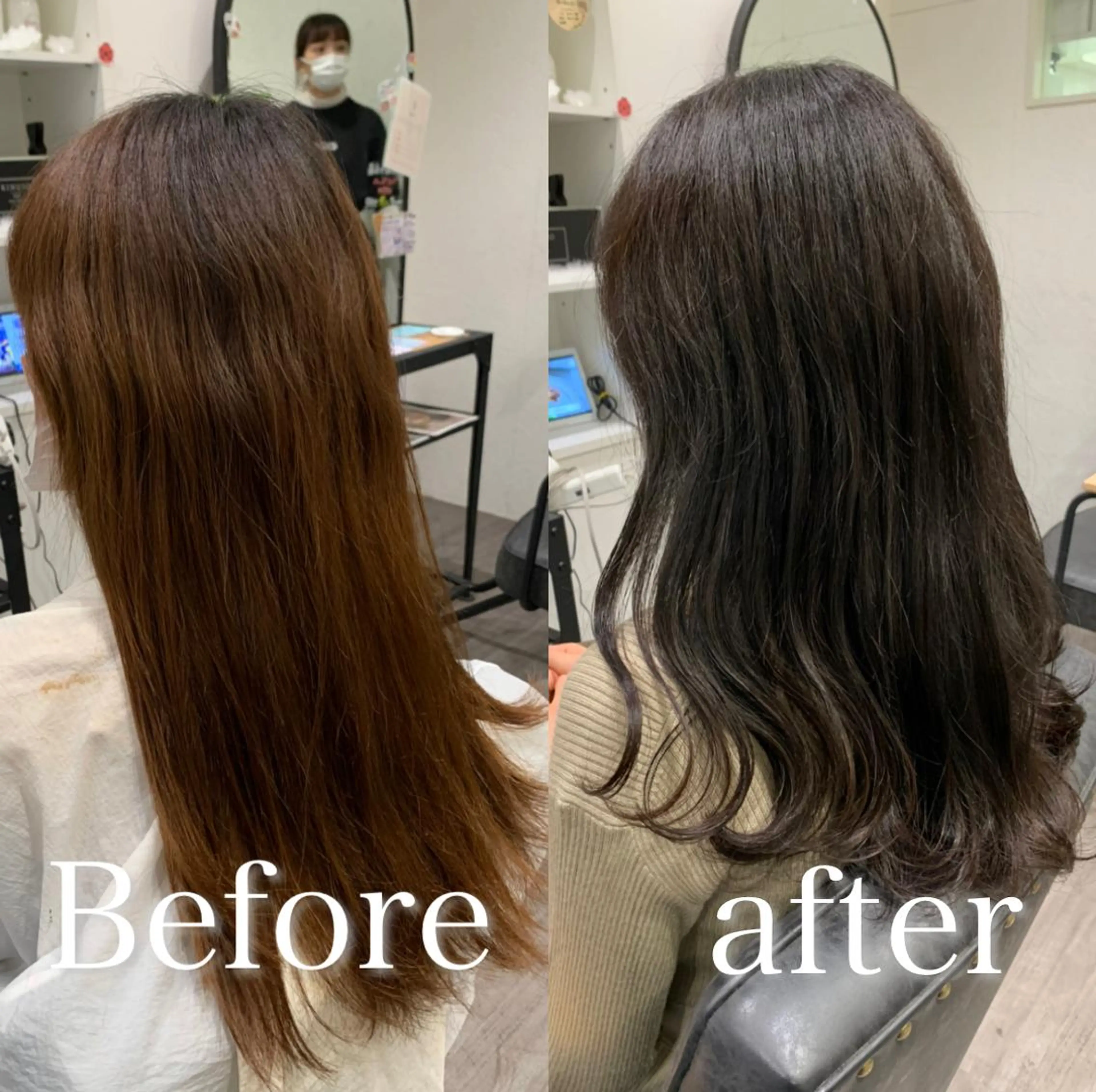 セミロング 【酸性ストレート】 宮下和明のヘアスタイル