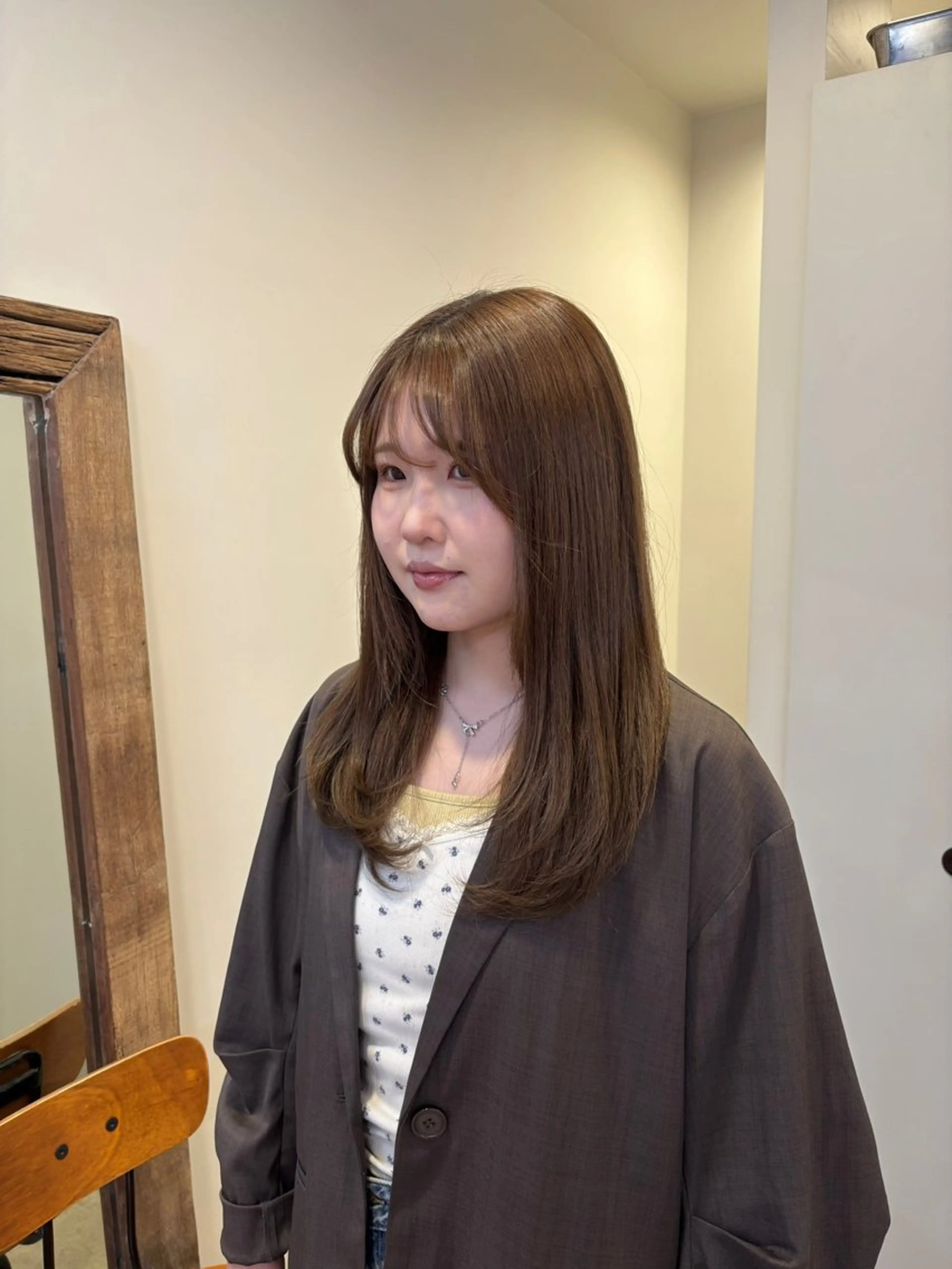 セミロング zina karin୨୧˙˳⋆のヘアスタイル