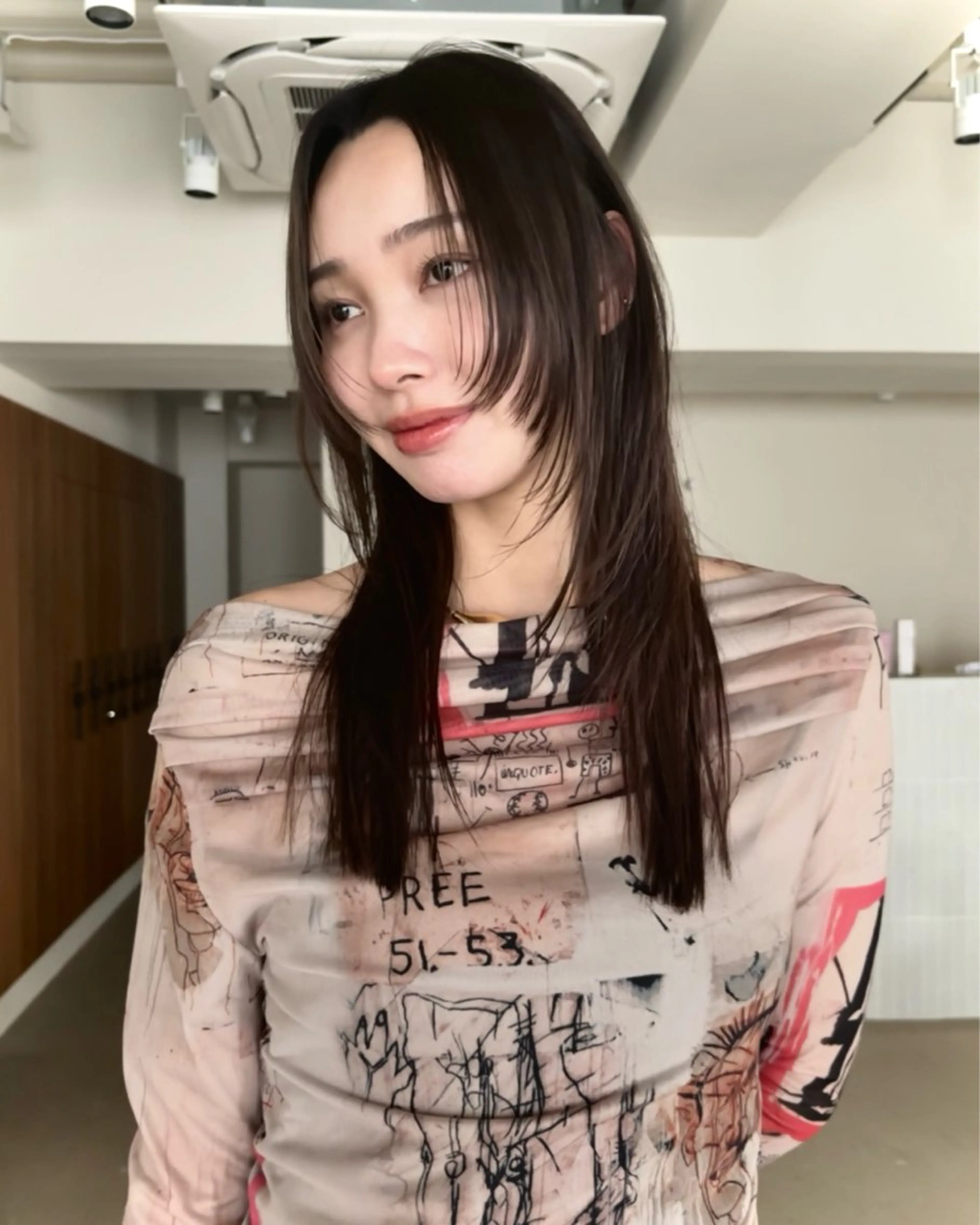 ロング レイヤーカット risa 。のヘアスタイル