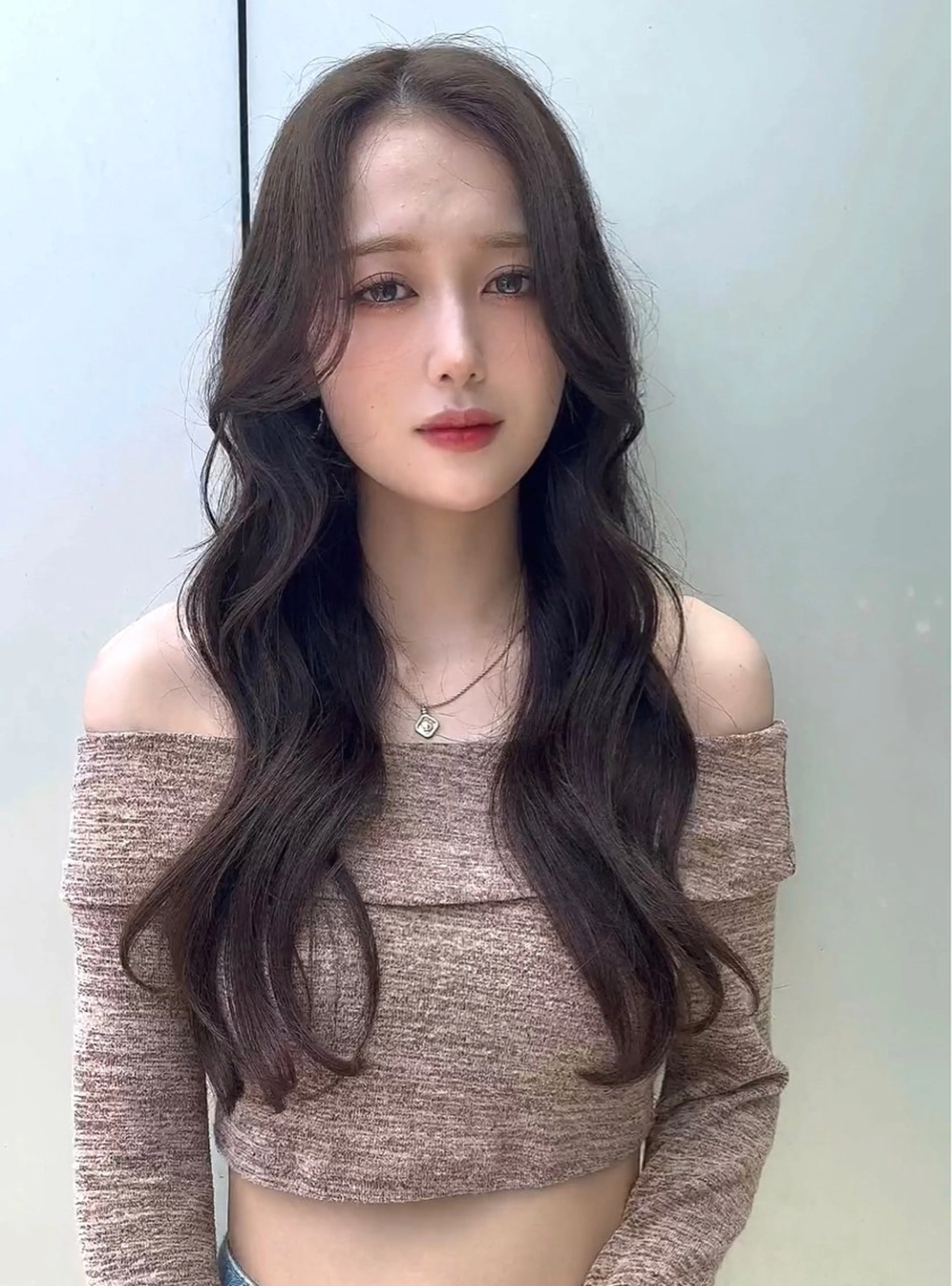 セミロング カラー カット ヘアカラー トリートメント 🌫️大人韓国ヘア 🌫️naoyaのヘアスタイル