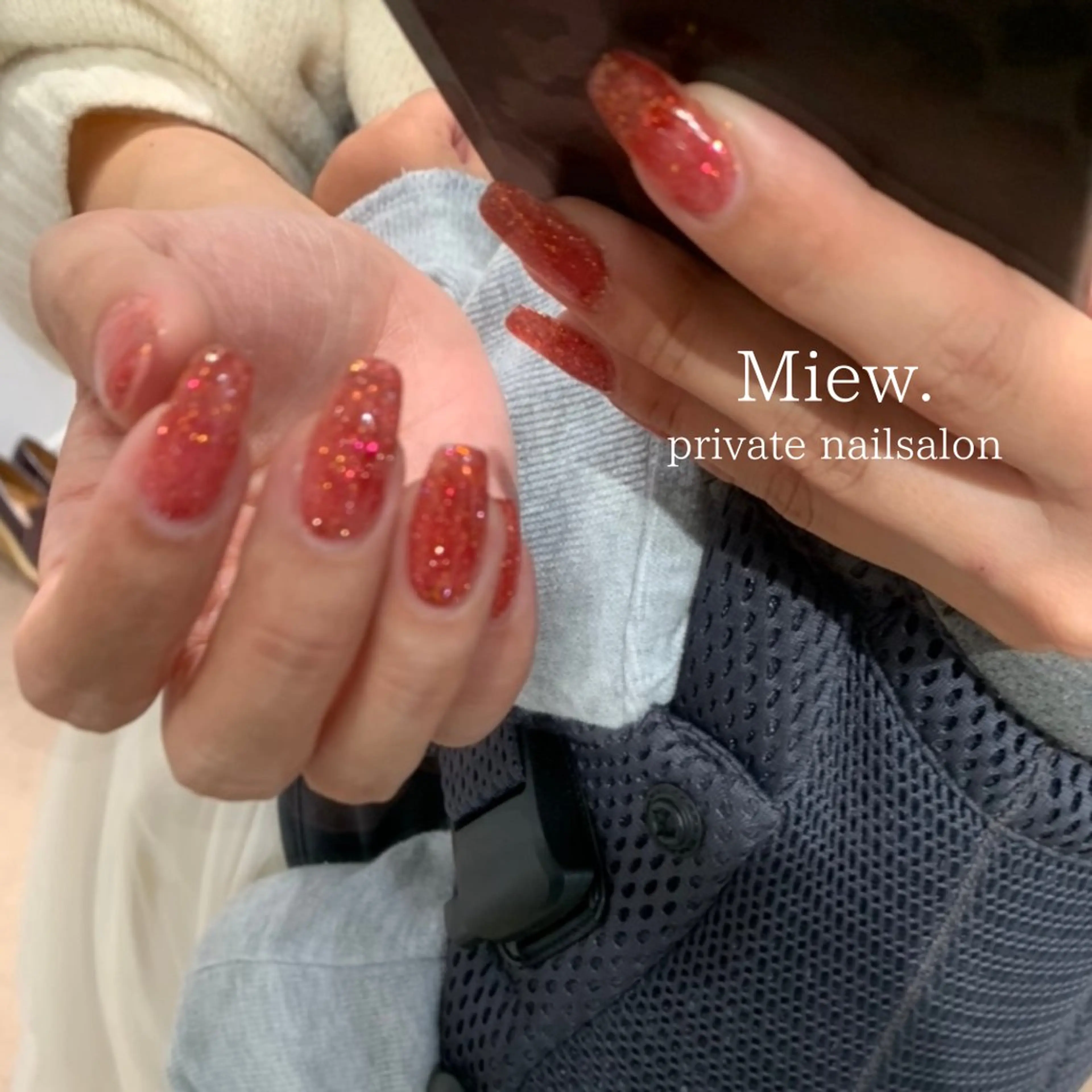 ネイル フラッシュネイル Mina🫧 【Miew.】のネイルデザイン