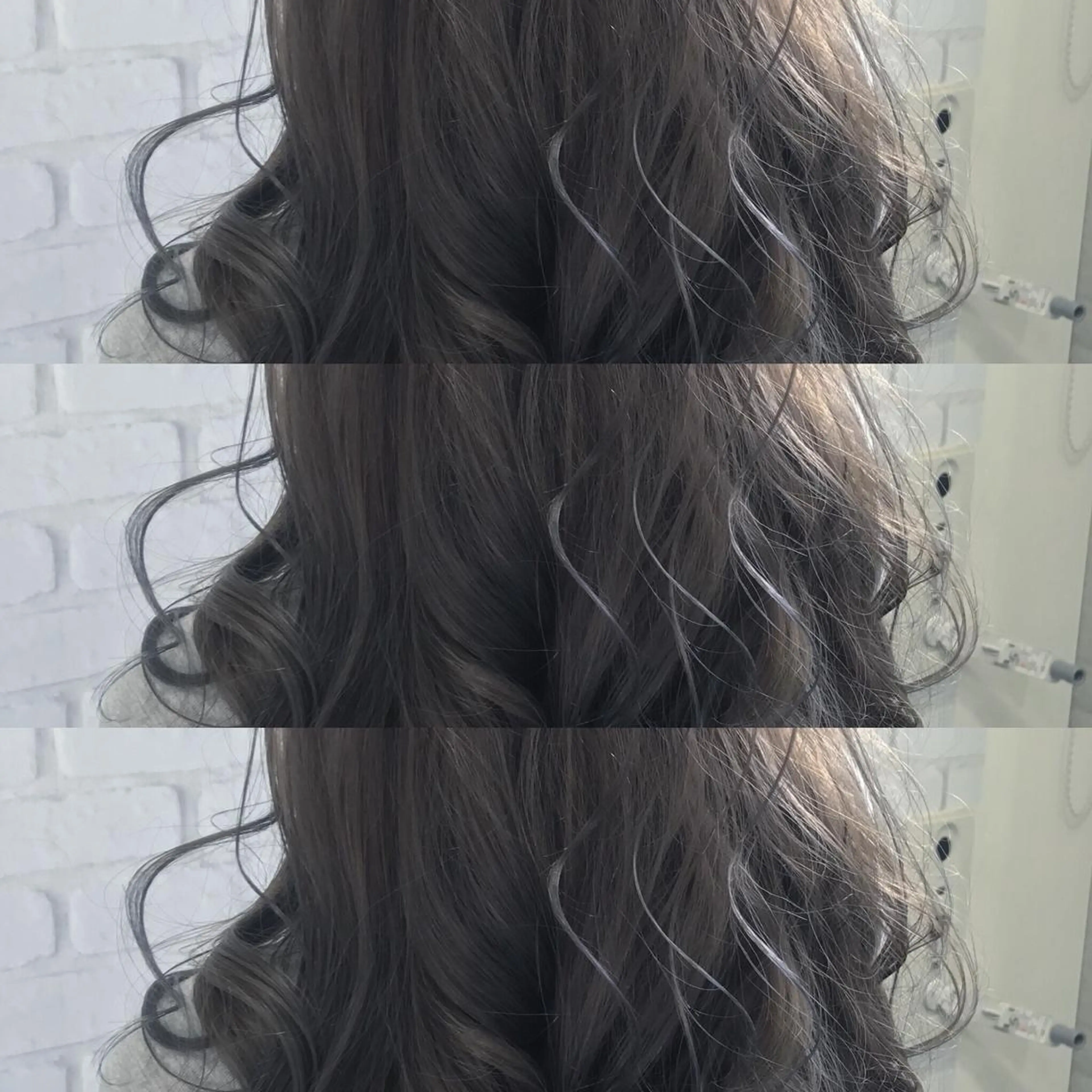 ロング カラー パーマ ヘアアレンジ バレイヤージュ ブリーチ グレージュ レイヤーカット Hair&Eyelash SUNNY GRACE✂︎Cherie所属・SUNNY GRACEのヘアスタイル