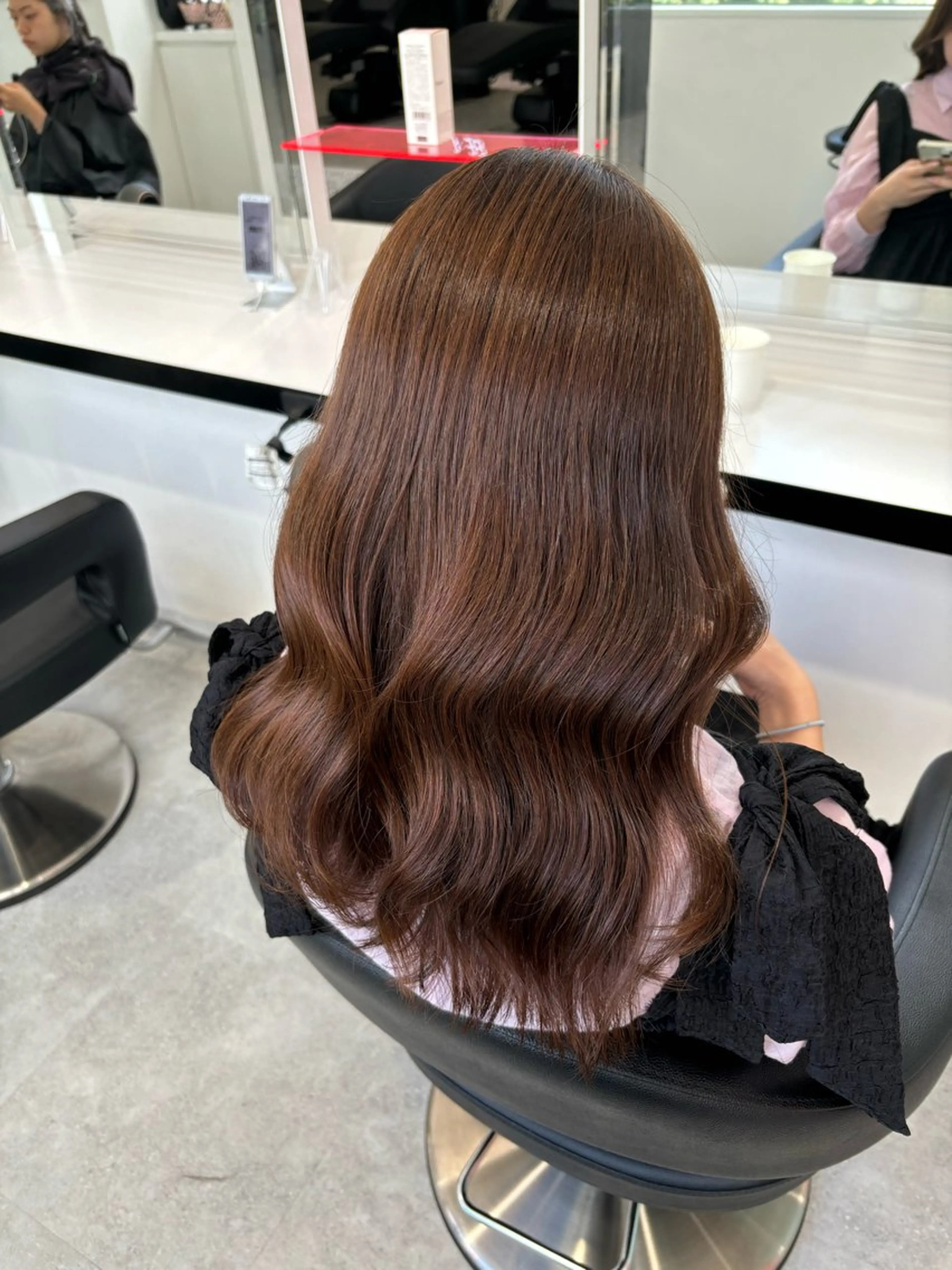 セミロング Wカラー/暖色/べ ージュりく©︎🐝のヘアスタイル