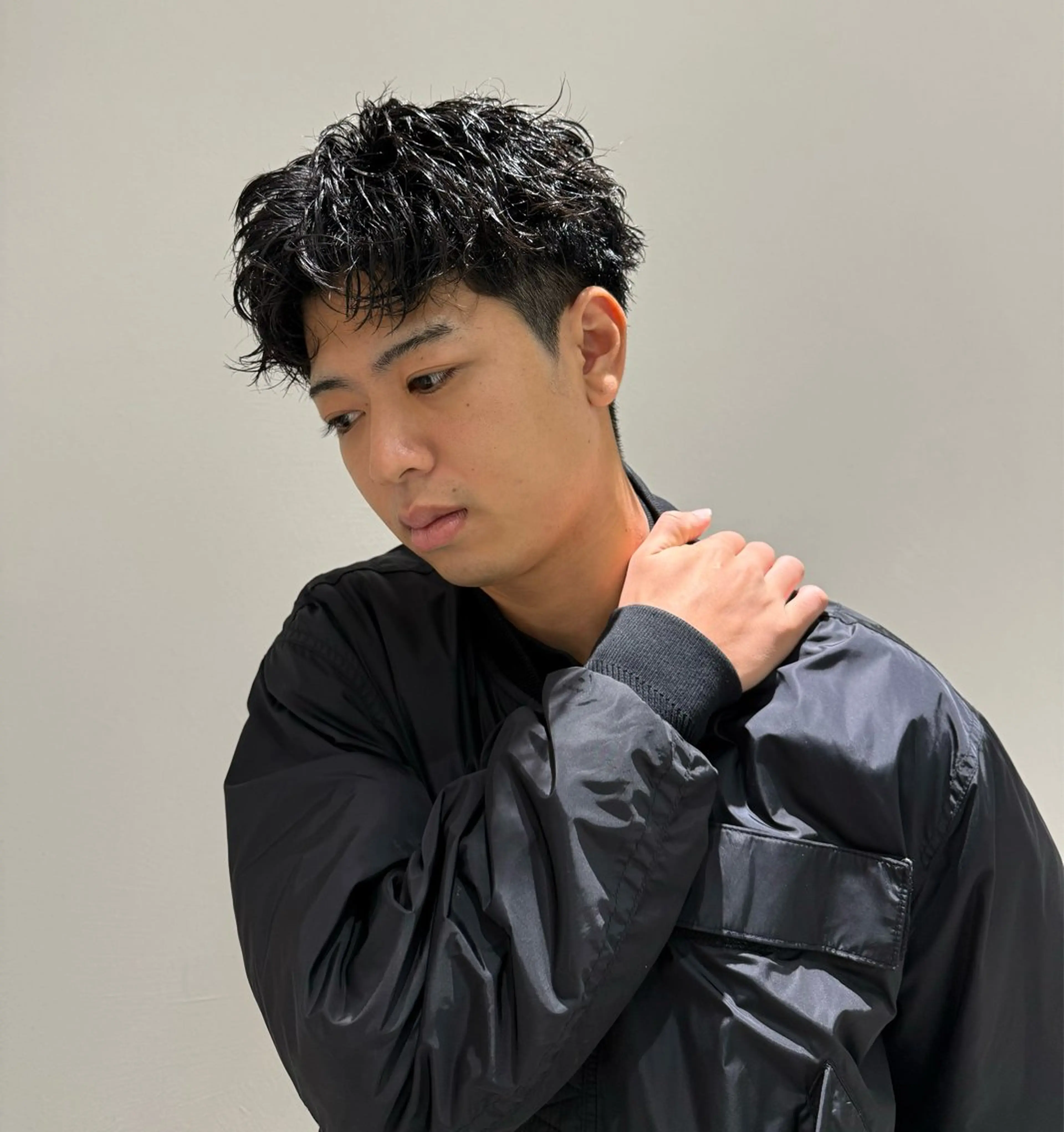 ショート パーマ メンズ メンズパーマ ショートヘア カット パーマ heavenly by HAVANA新宿所属・メンズショート/ピン パーマ/新宿/フウガのヘアスタイル