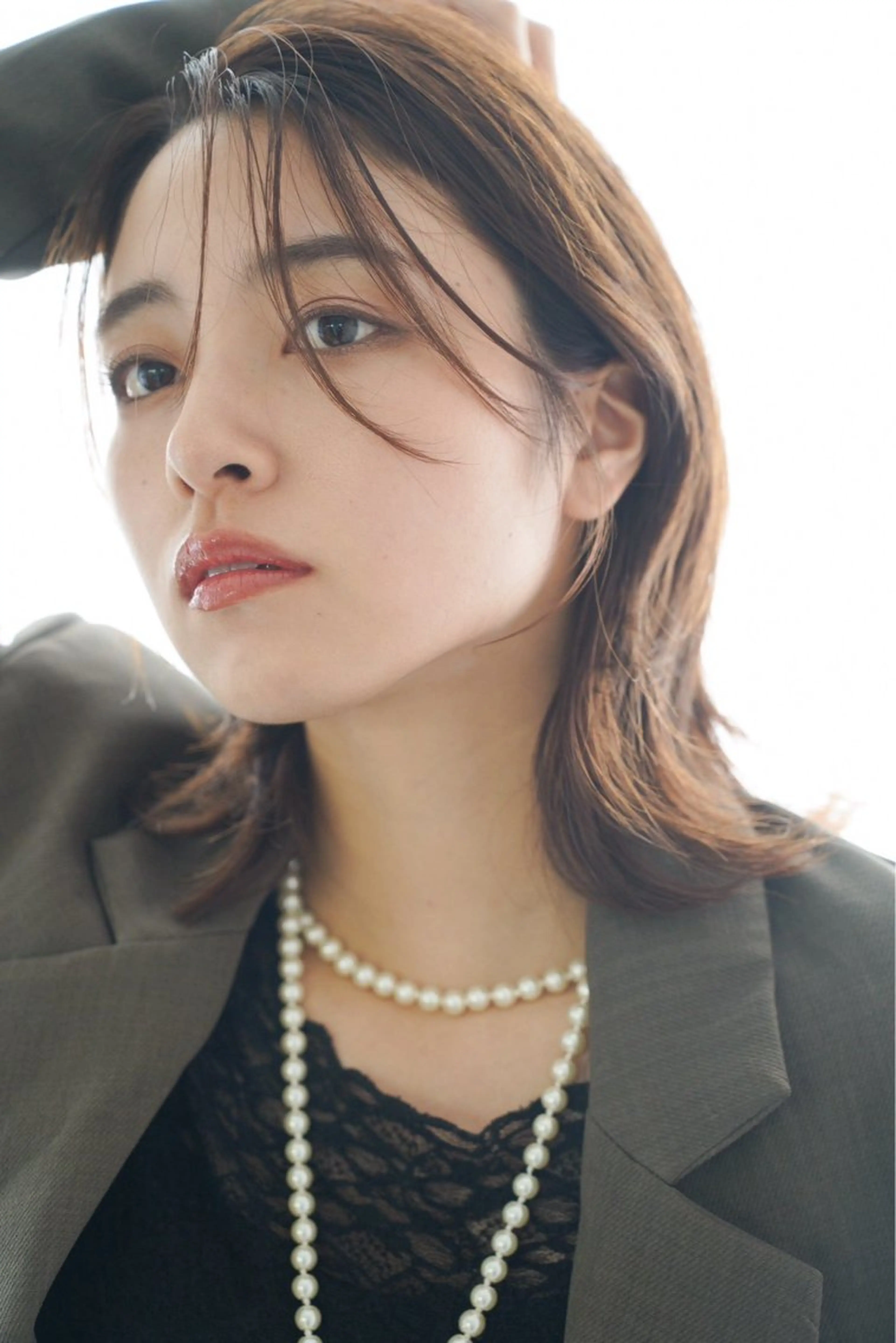 ミディアム カラー ヘアアレンジ 🍓艶髪/艶カラー ハイトーン/しんたにのヘアスタイル