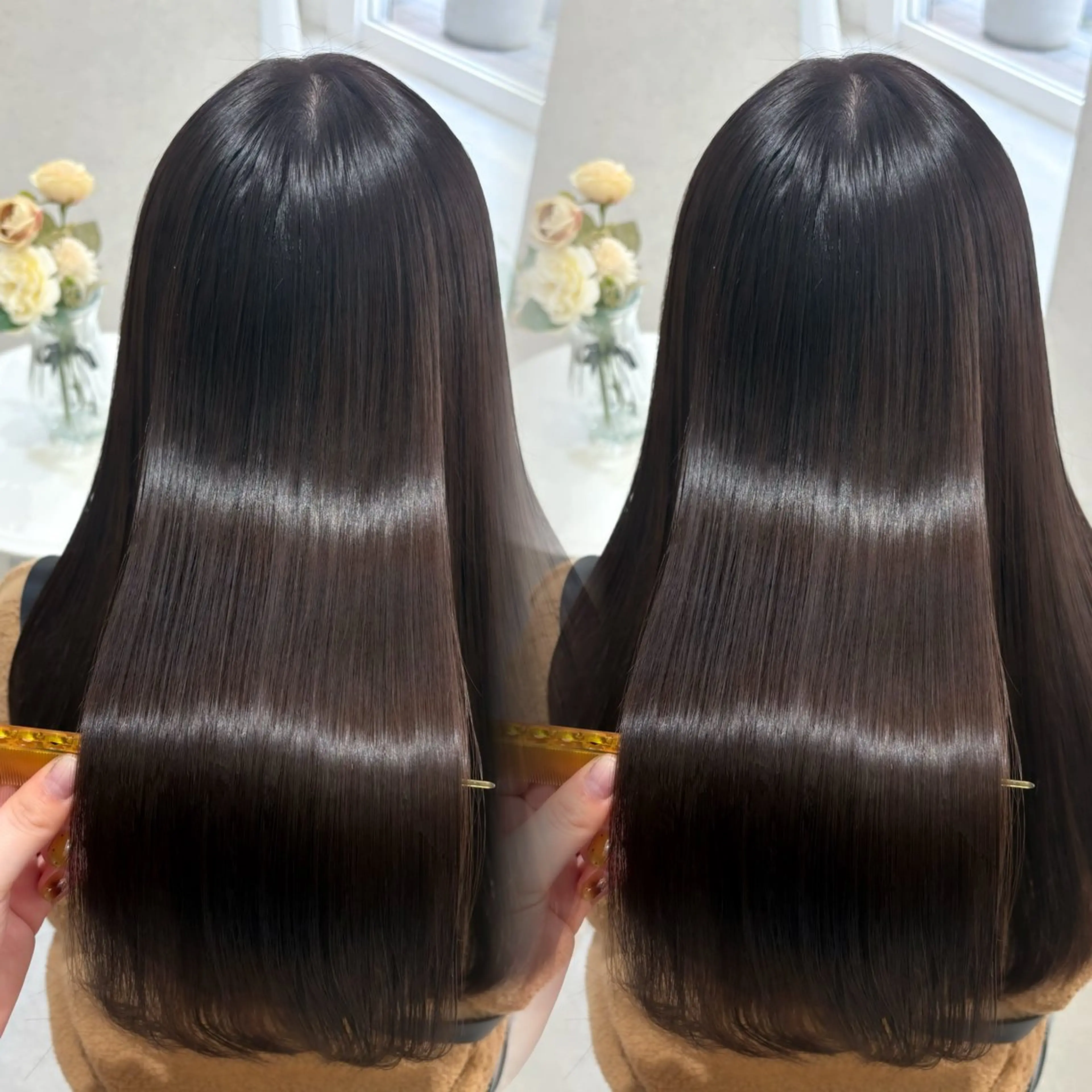 ロング カラー カット ヘアカラー 透明感/チョコカラー 💍TAMA💍のヘアスタイル