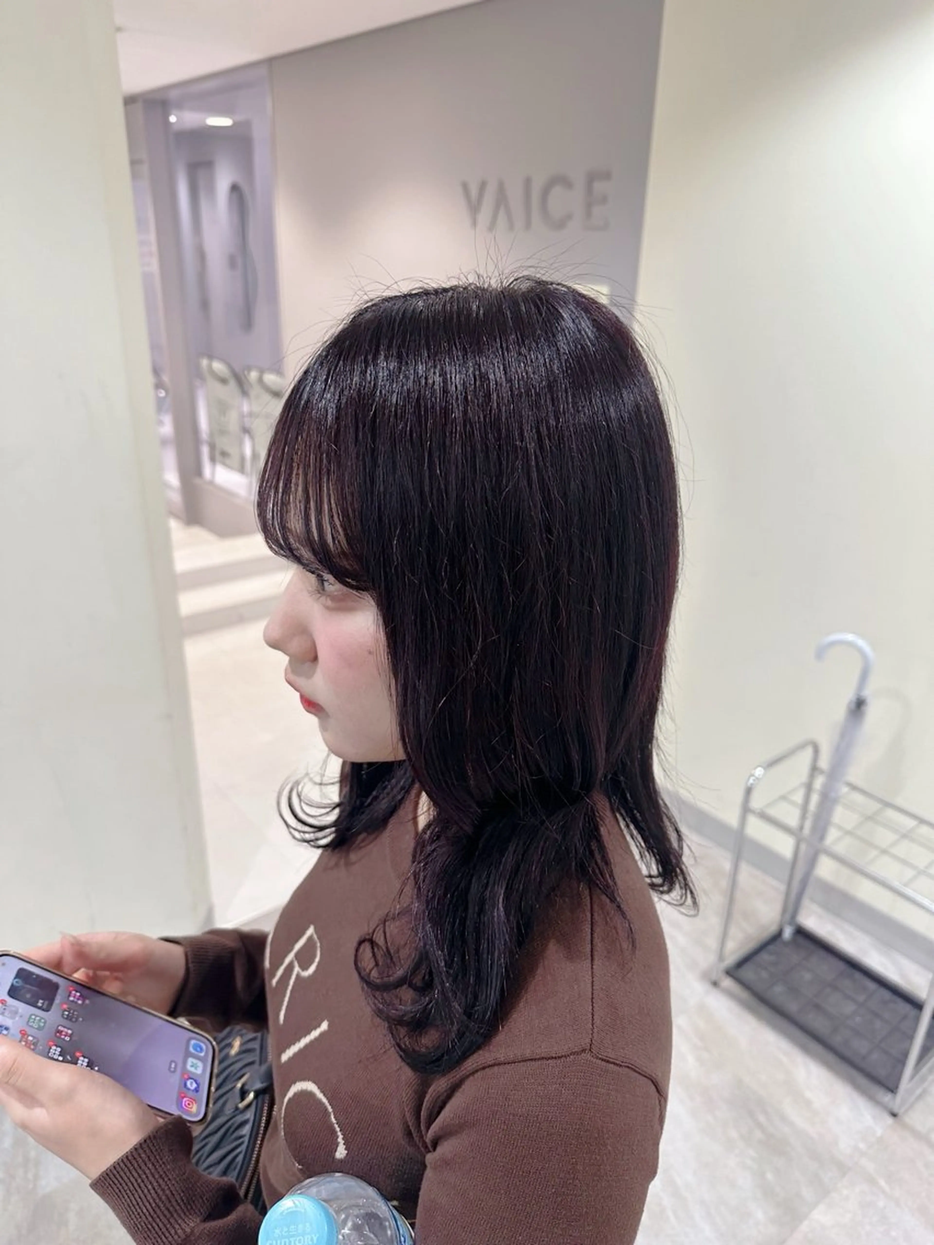 (休日、祝日限定)艶髪ワンカラー🥰 ＋最高級プレミアムリートメント🫧 (口コミ限定者に超音波アイロンセット)の写真