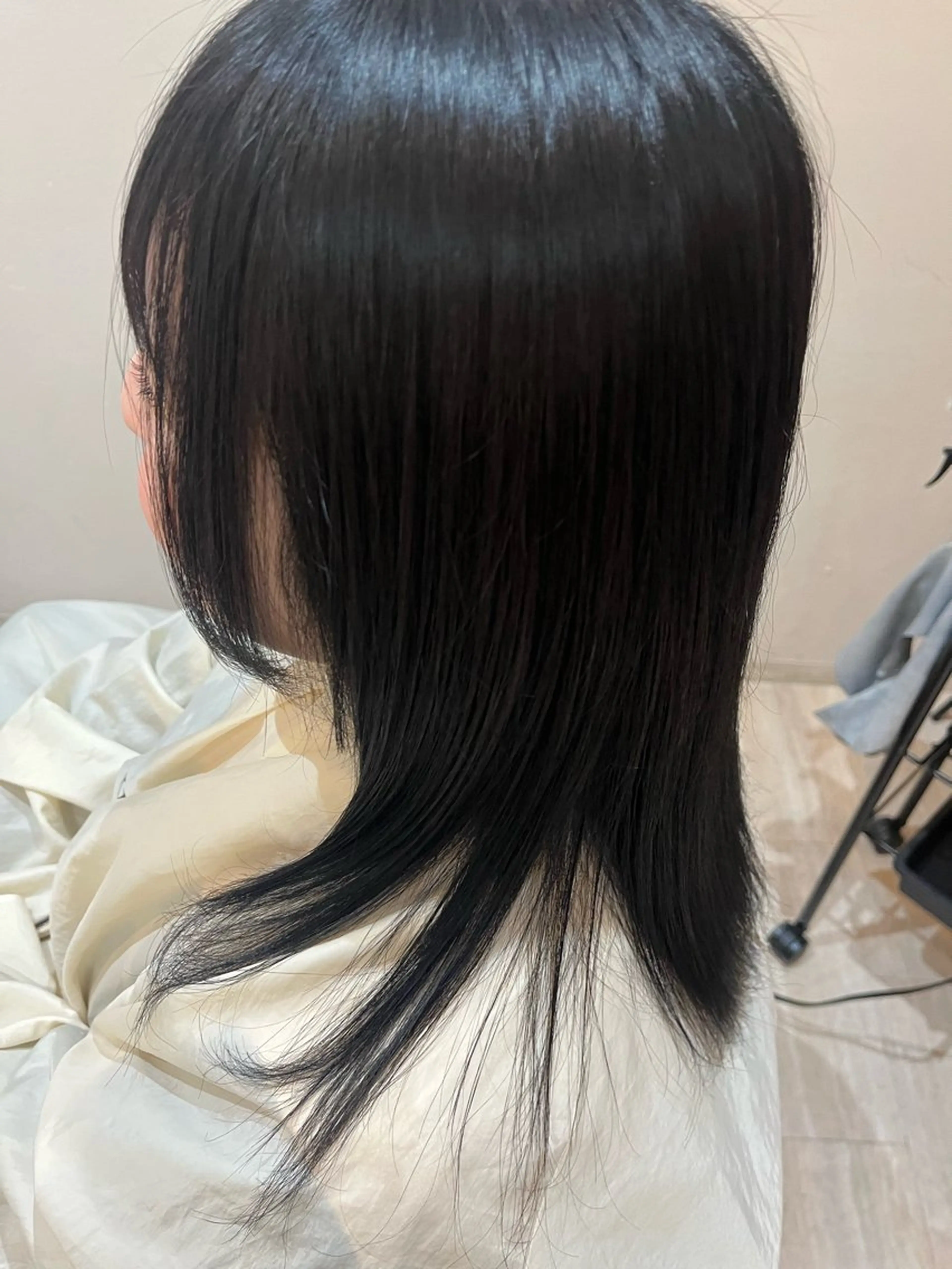 ロング カラー 黒髪 トリートメント ramphy 加藤 美羽のヘアスタイル