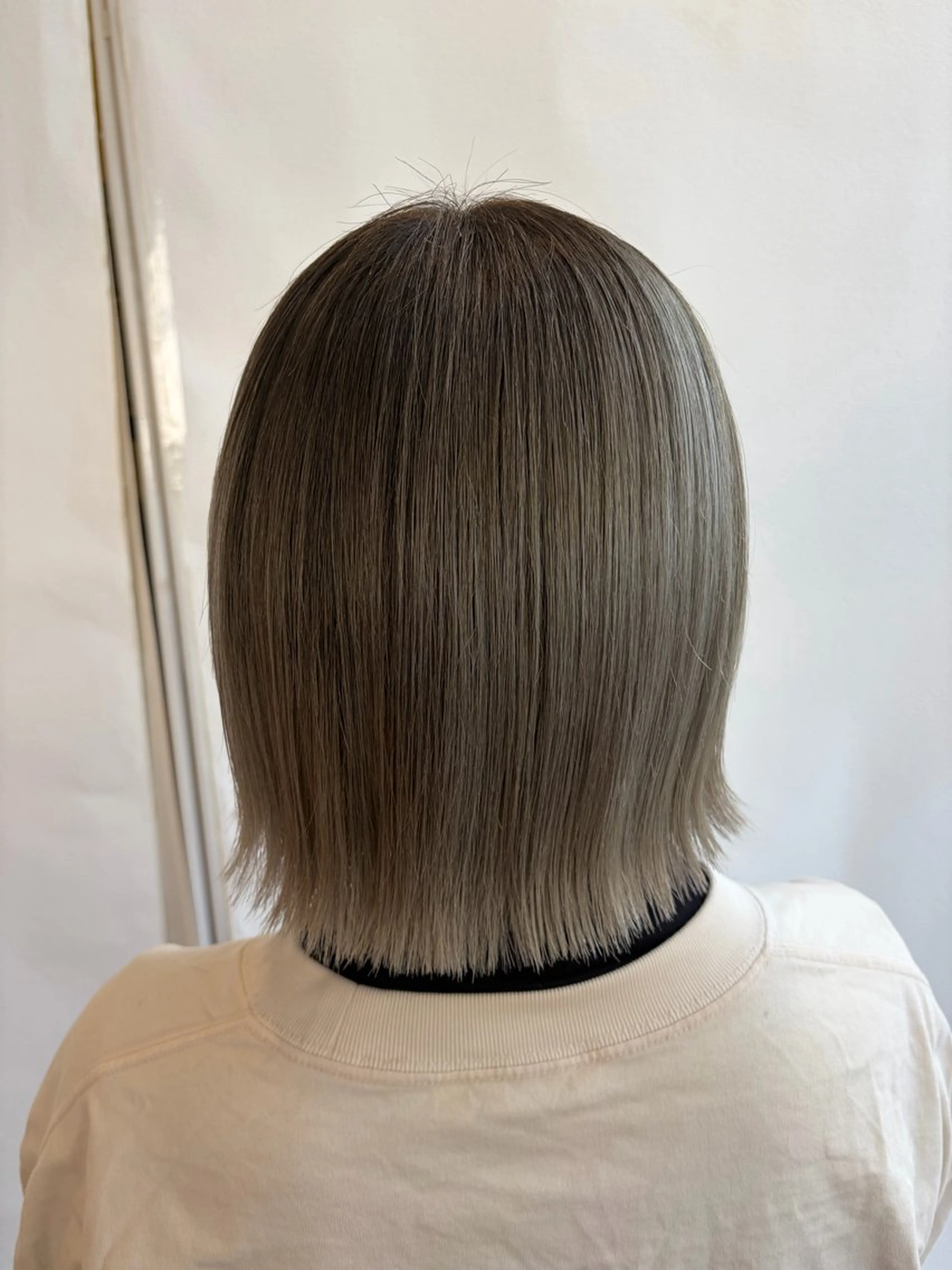 ショート ボブ カット 梶原 美保のヘアスタイル