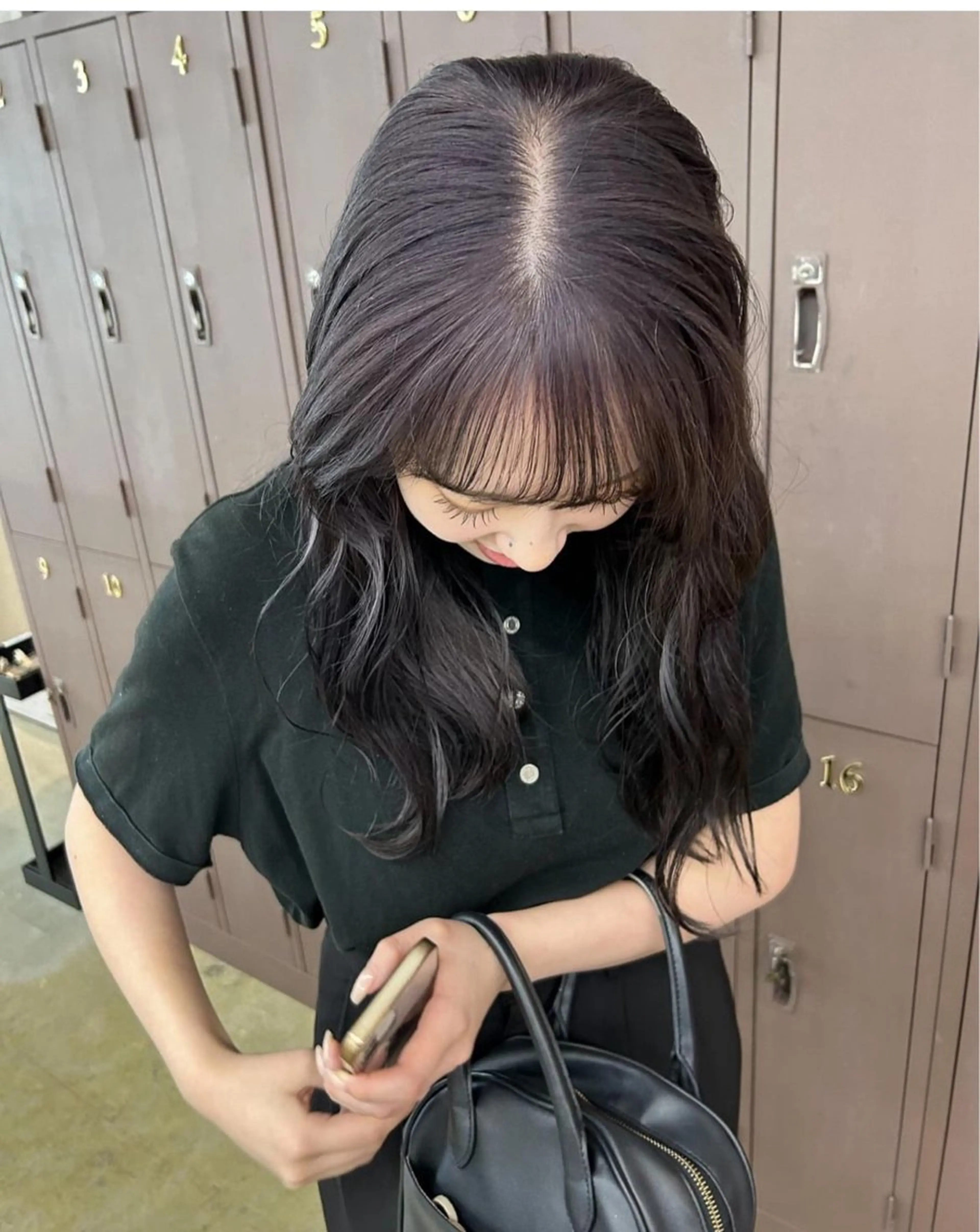 ロング ヘアカラー 松井ゆら/ 酸性ストレート/暖色のヘアスタイル