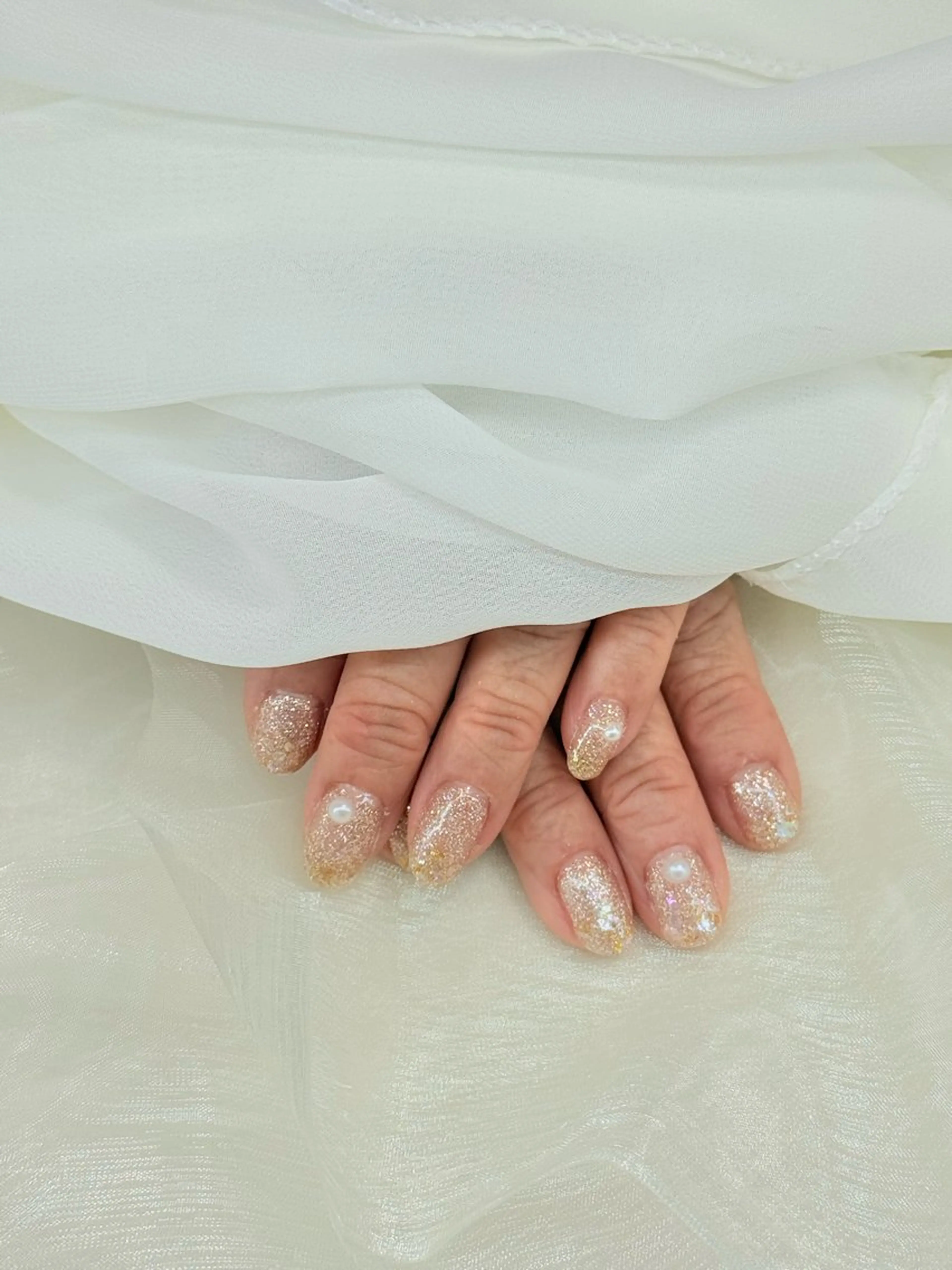 ネイル キラキラネイル ラメ(グリッター) ハンドネイル flan ゆいのネイルデザイン