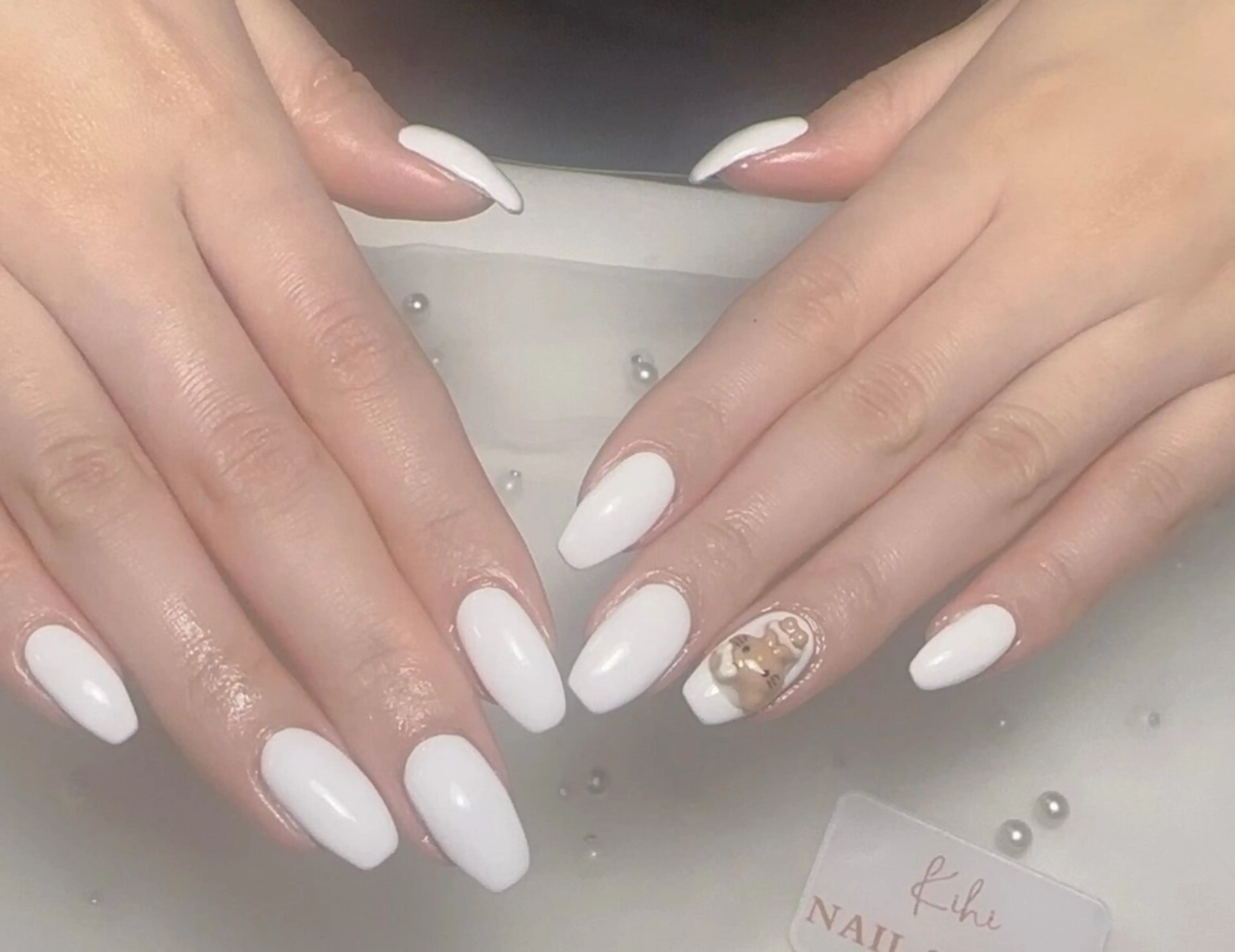 ネイル アートネイル フレンチネイル ジェルネイル グラデーション 韓国ネイル 村中 ハナのネイルデザイン