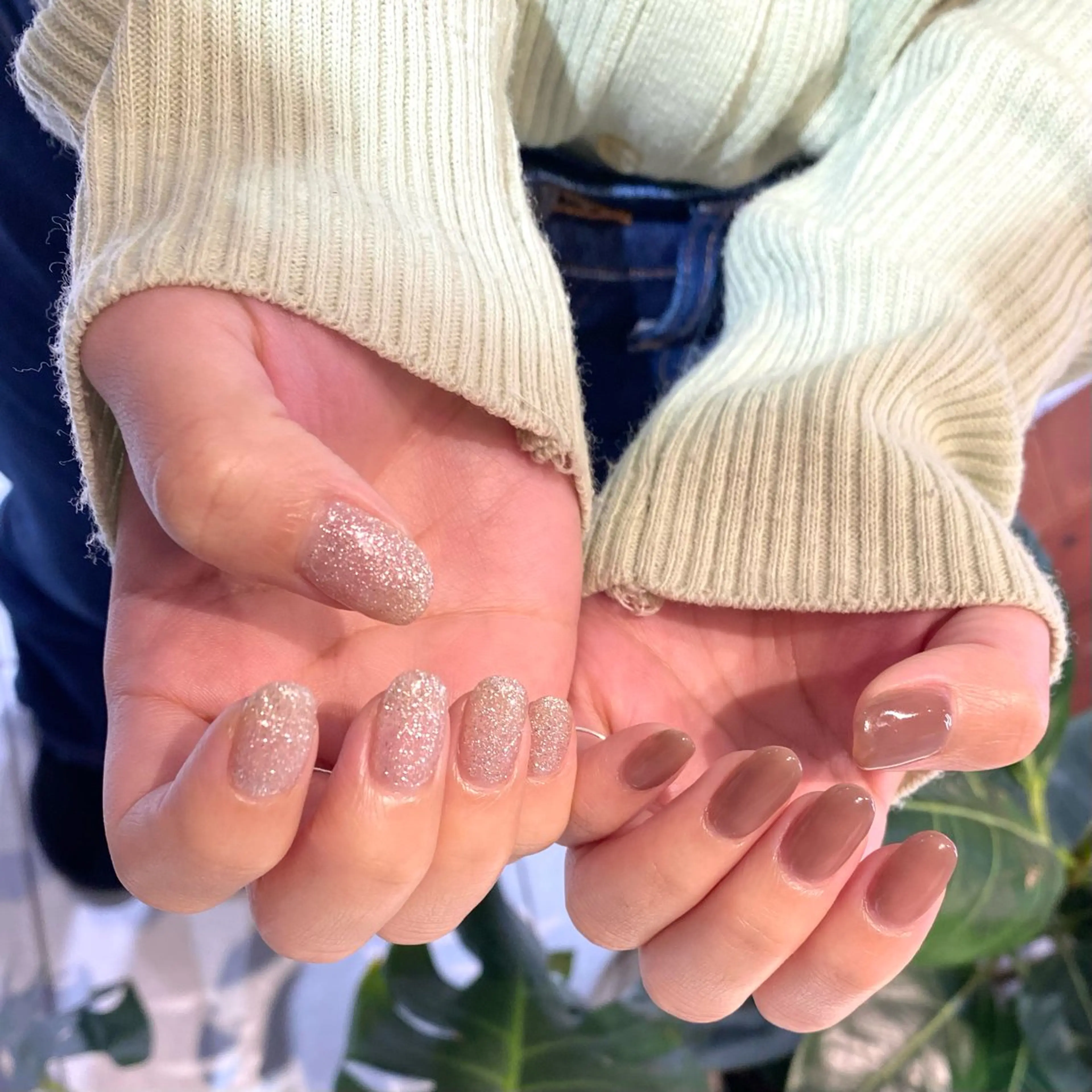 ネイル シンプルネイル ハンドネイル ハンドケア Chizuru ☾ ໋のネイルデザイン