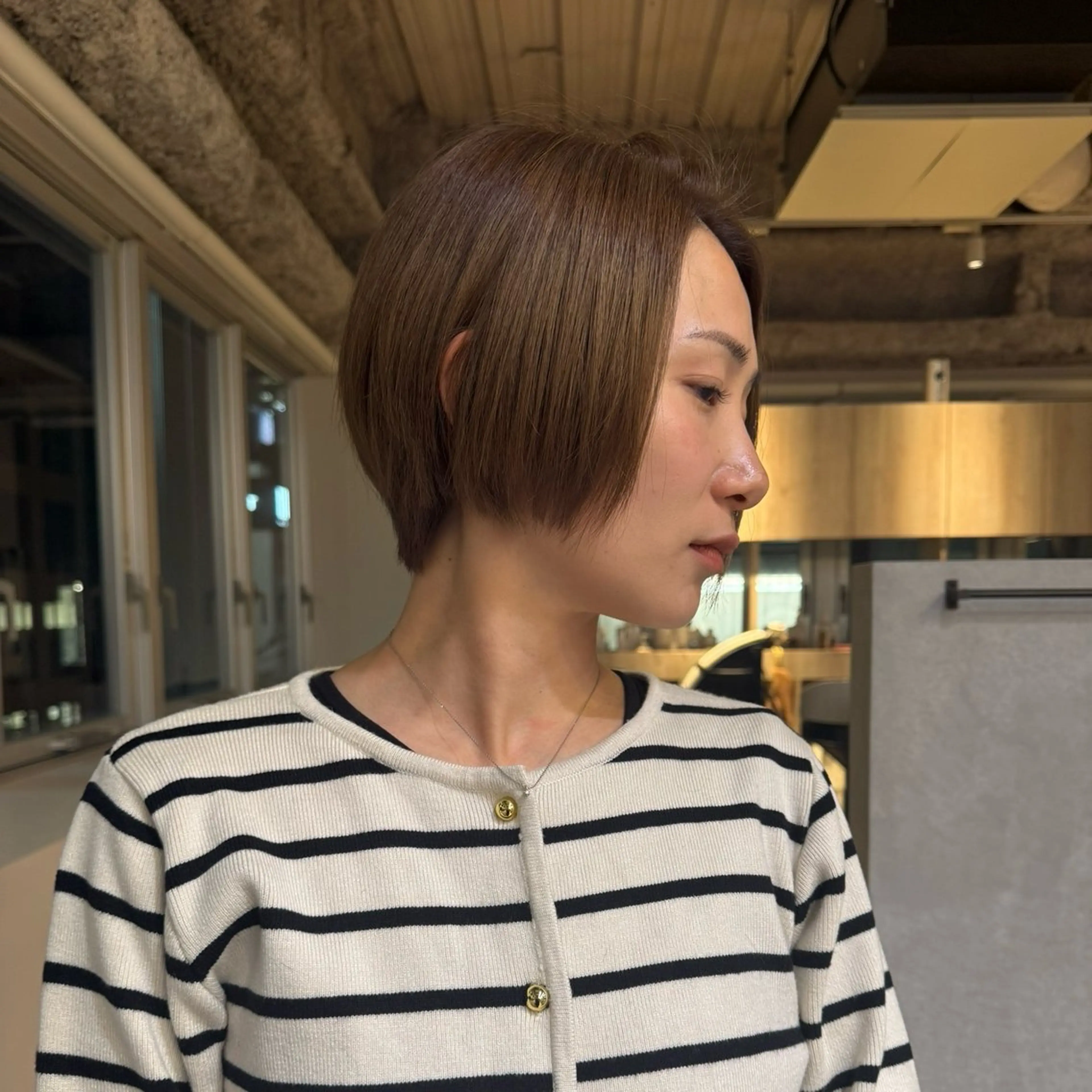 ショート 似合わせカット ショートヘア MaruQuee de mashu所属・似合わせショート/ 福井優音のヘアスタイル