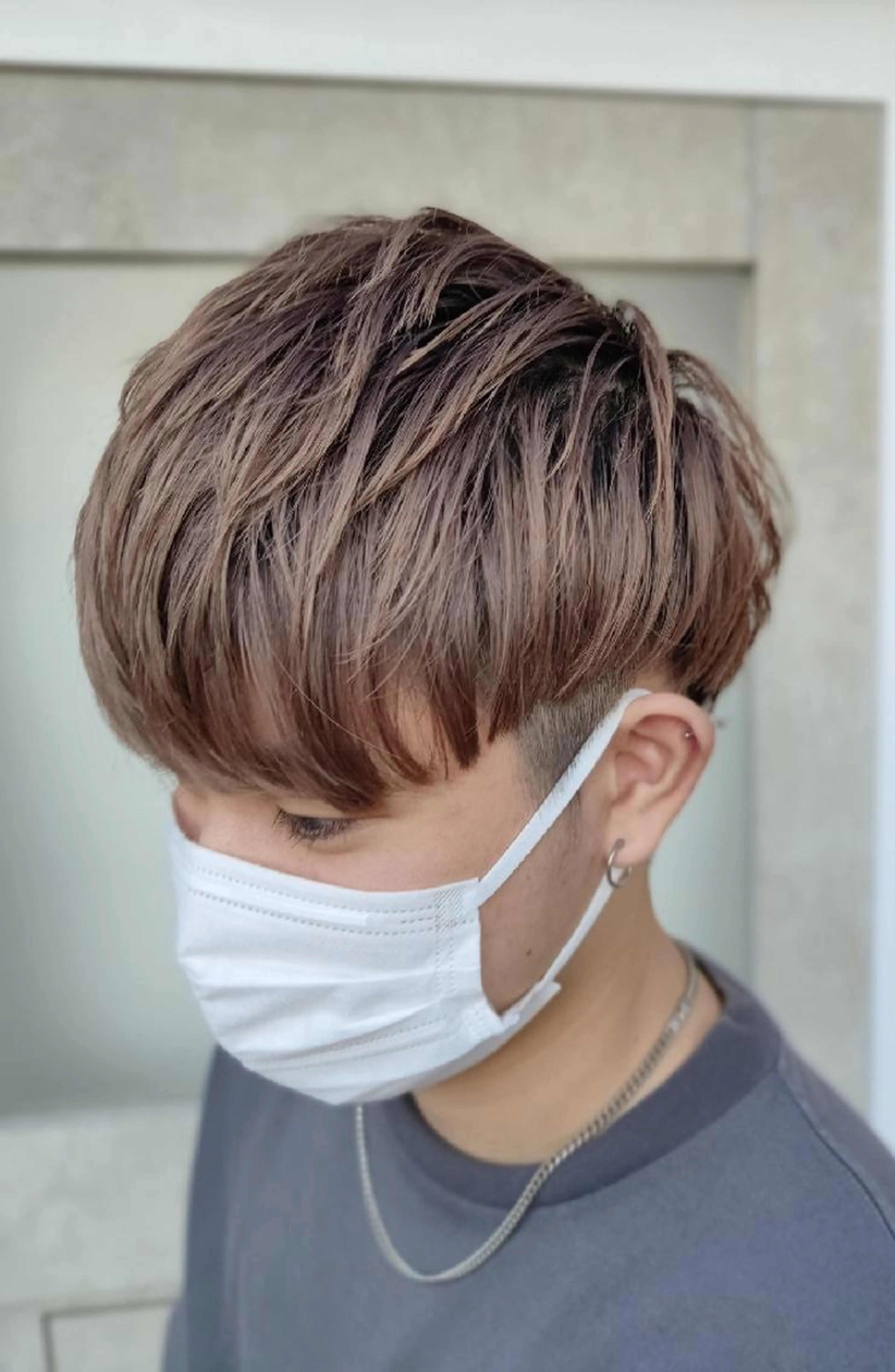 【初回】メンズカット+Wカラー(ブリーチonカラーまたはメッシュonカラー)+トリートメントの写真