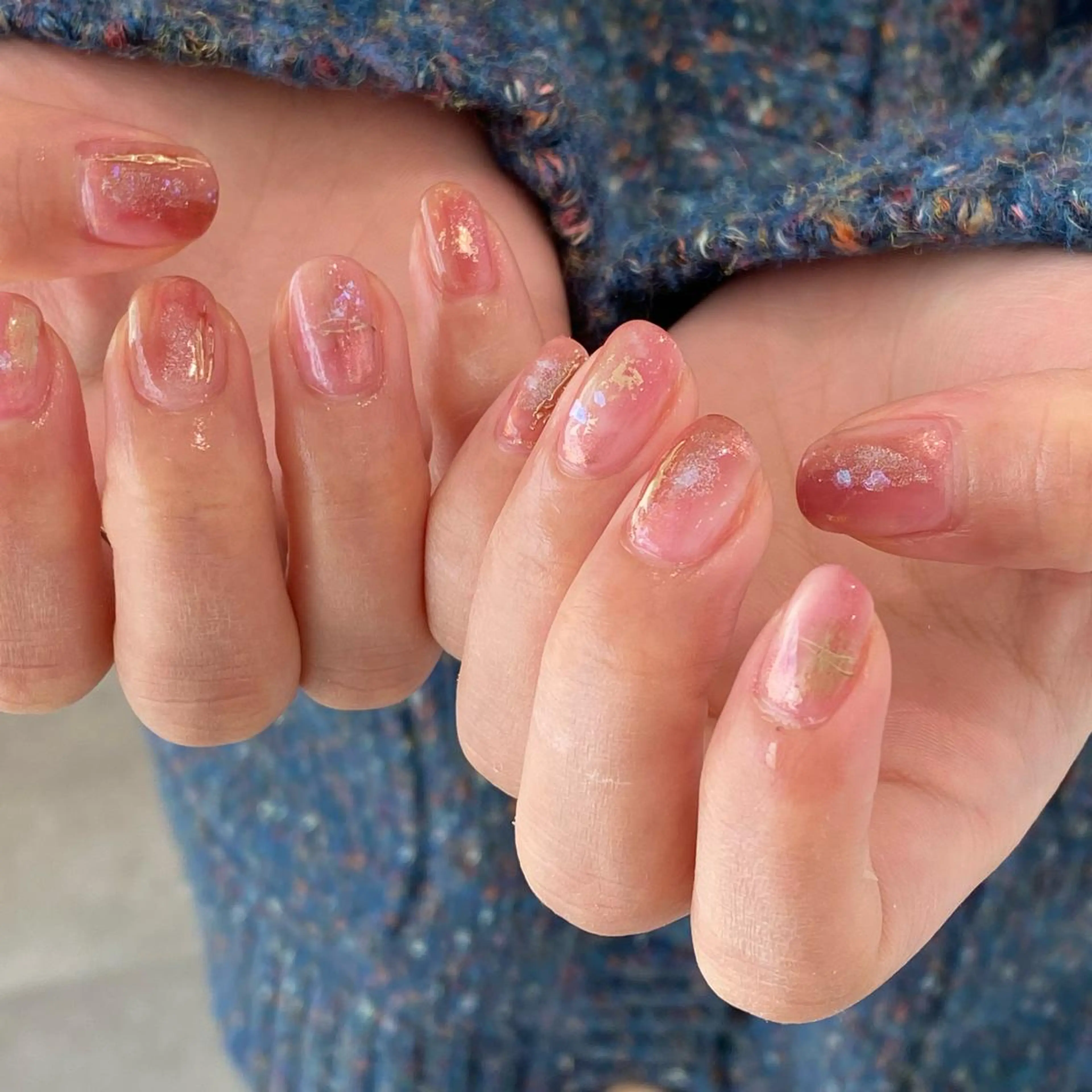 ネイル ニュアンスネイル 春ネイル ayana nails所属・nail salon ayanaのネイルデザイン