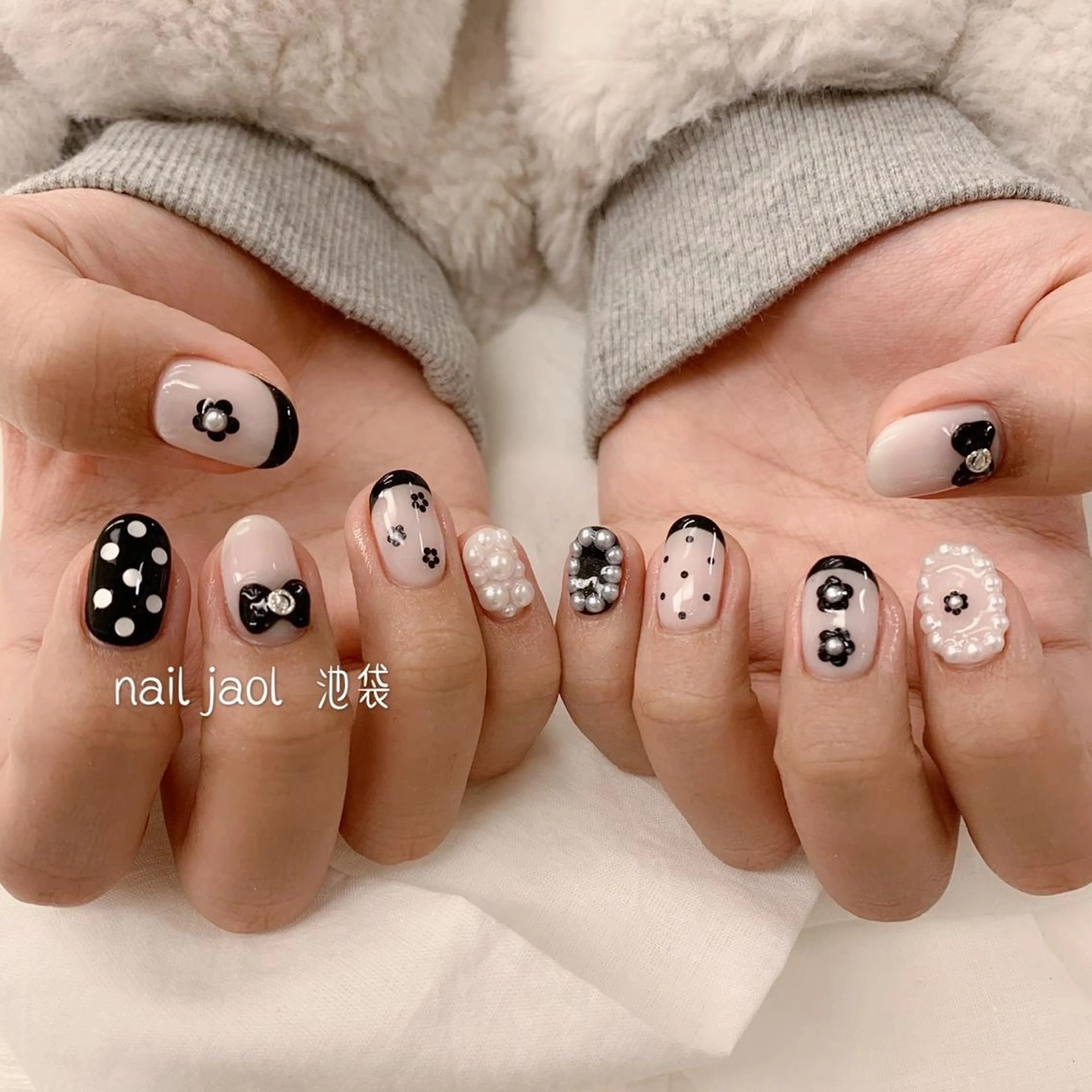 ミディアム nail jaol池袋店所属・ネイルJaol 池袋のネイルデザイン