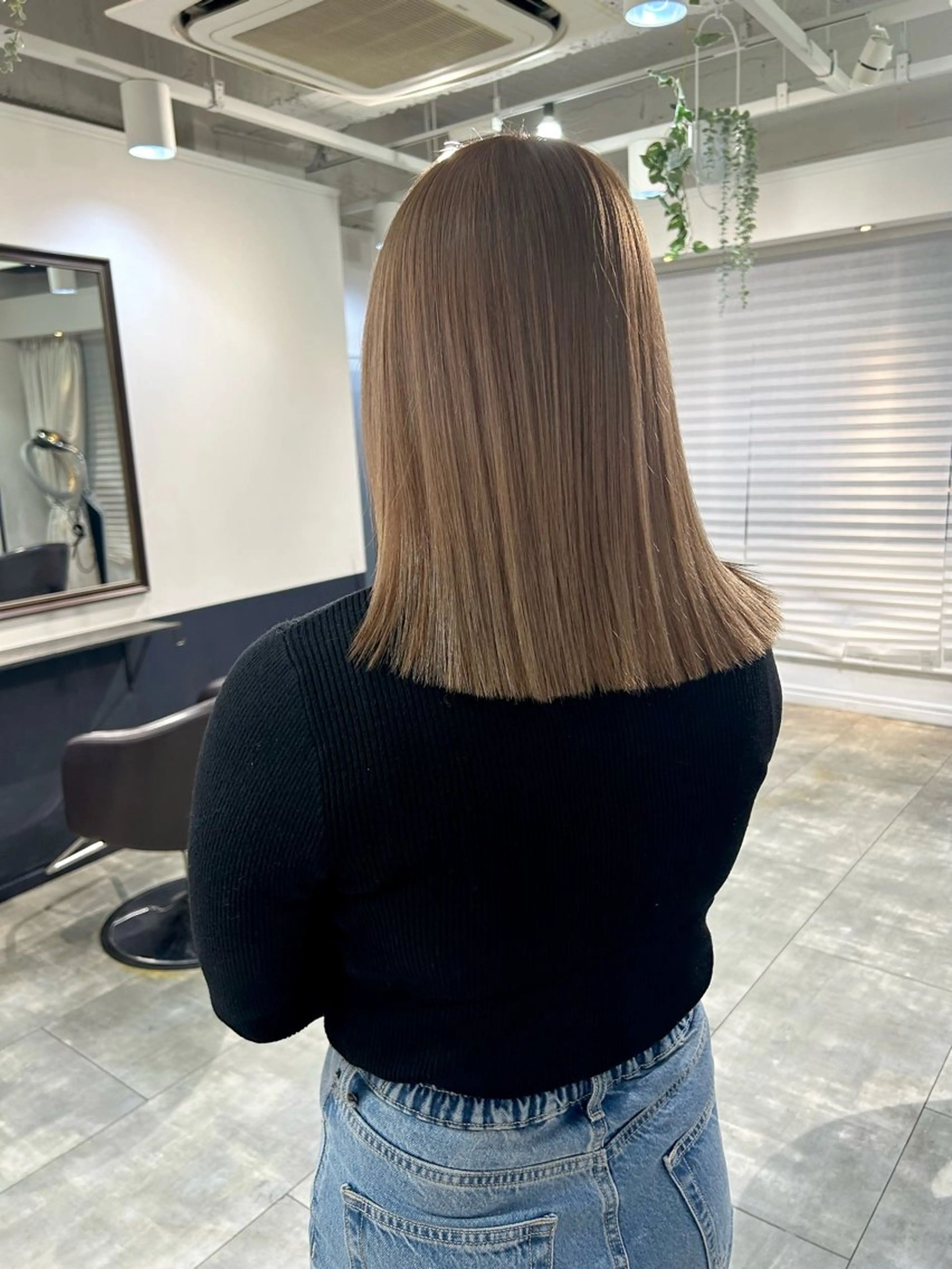 ミディアム カラー ボブ美容師 /馬場 翼のヘアスタイル