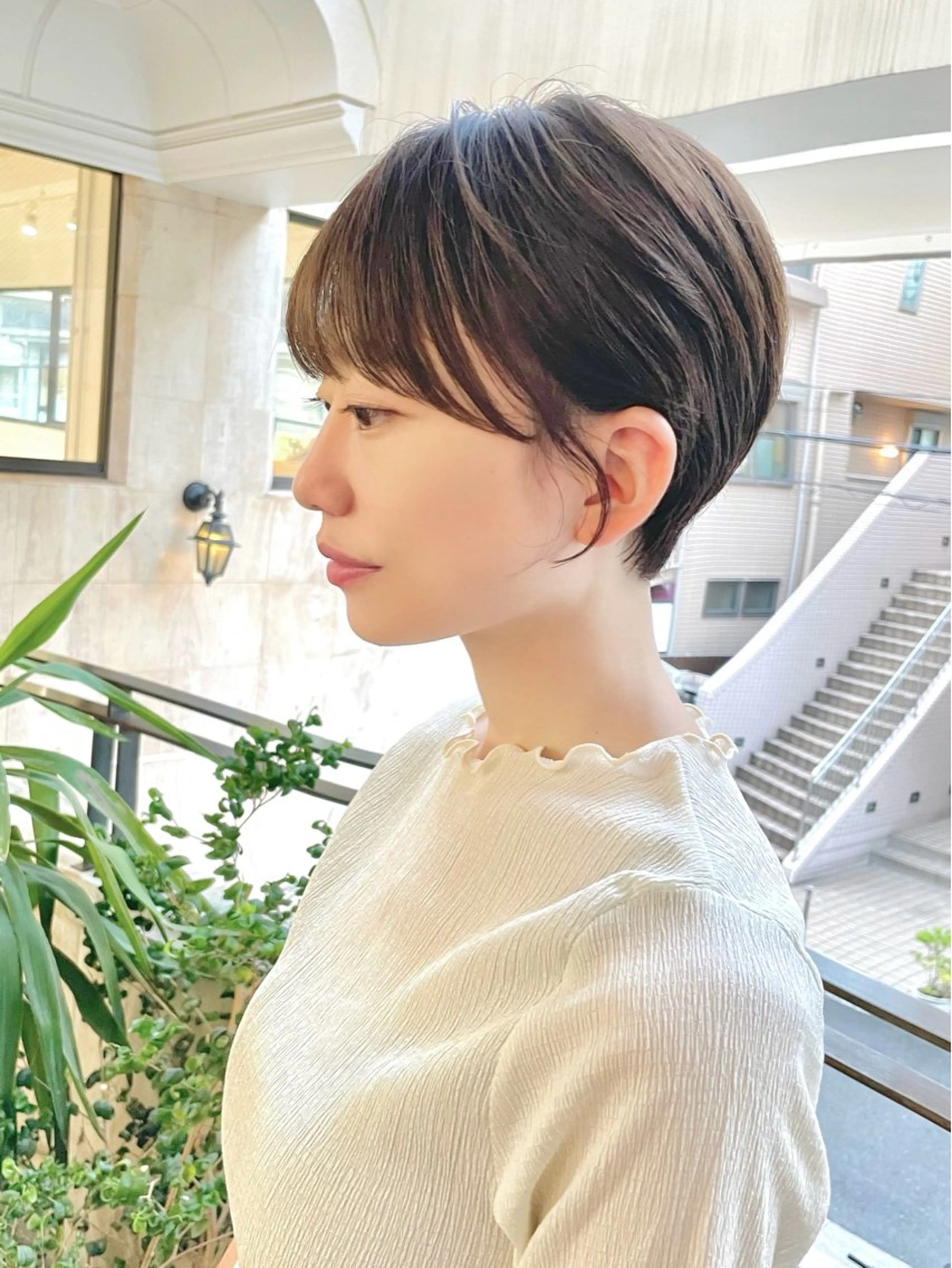 💍【ショートヘアモニター様特別価格】シルクハイライト＋カラー＋ショートカット＋リアセラム7stepTR💍の写真