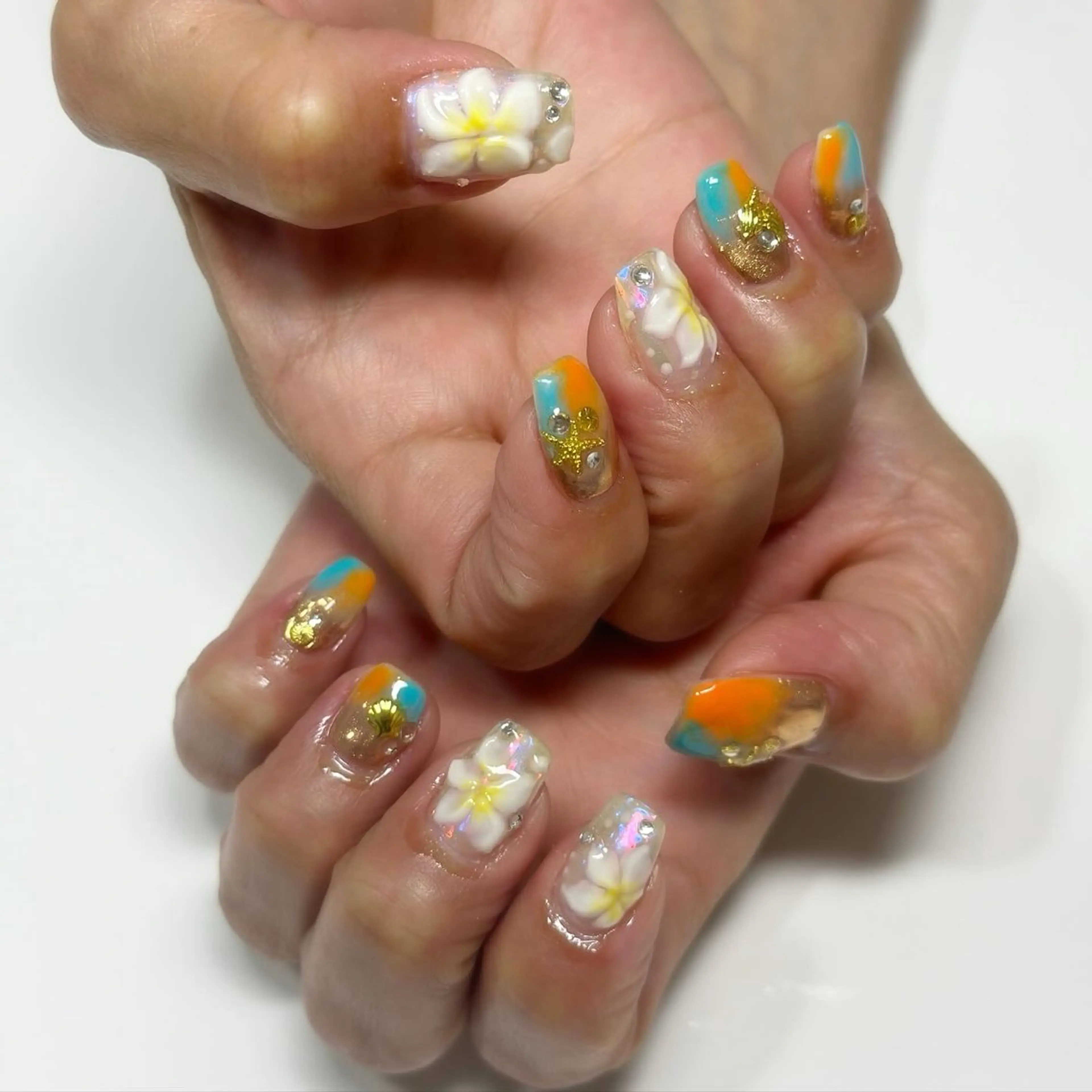 ネイル 夏ネイル ハンドネイル ri.em.da mariのネイルデザイン