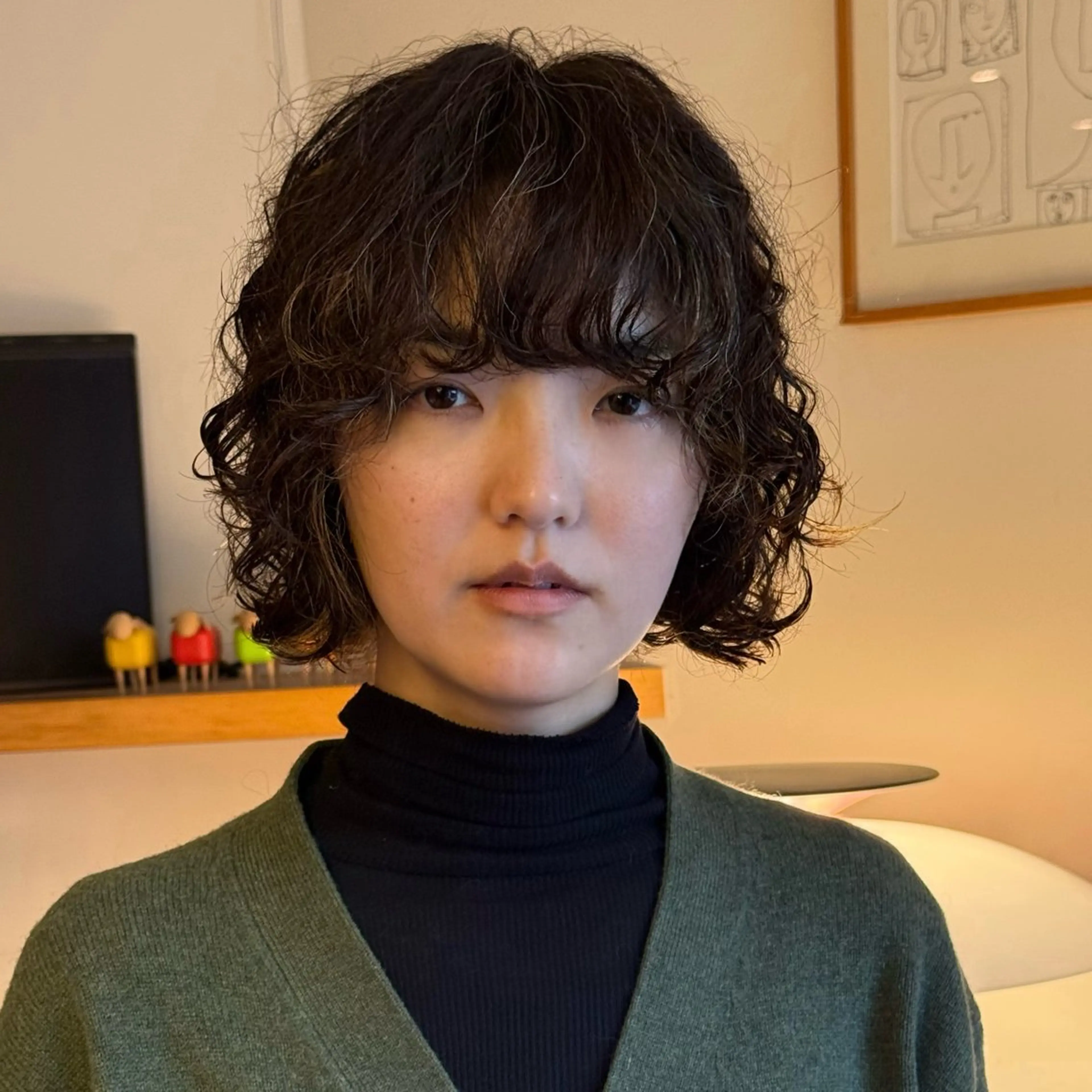 ショート パーマ ボブ カット パーマ トリートメント hair  space Syrup所属・レディースパーマ/ 合田  有一朗のヘアスタイル