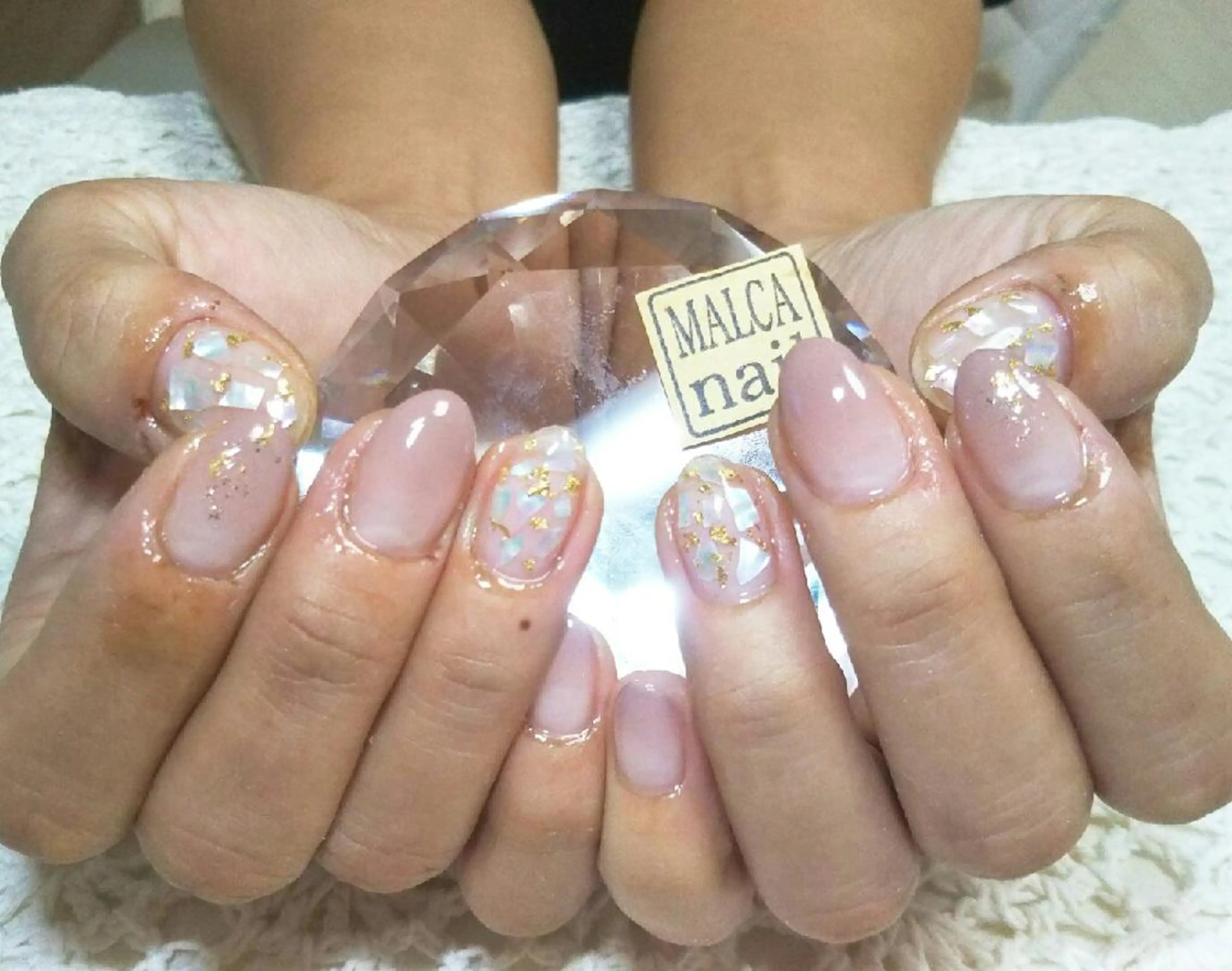 ヘアアレンジ パーマ セミロング ネイル キッズ マツエク・マツパ MALCAnail(マルカネイル)所属・荒木 莉奈のネイルデザイン