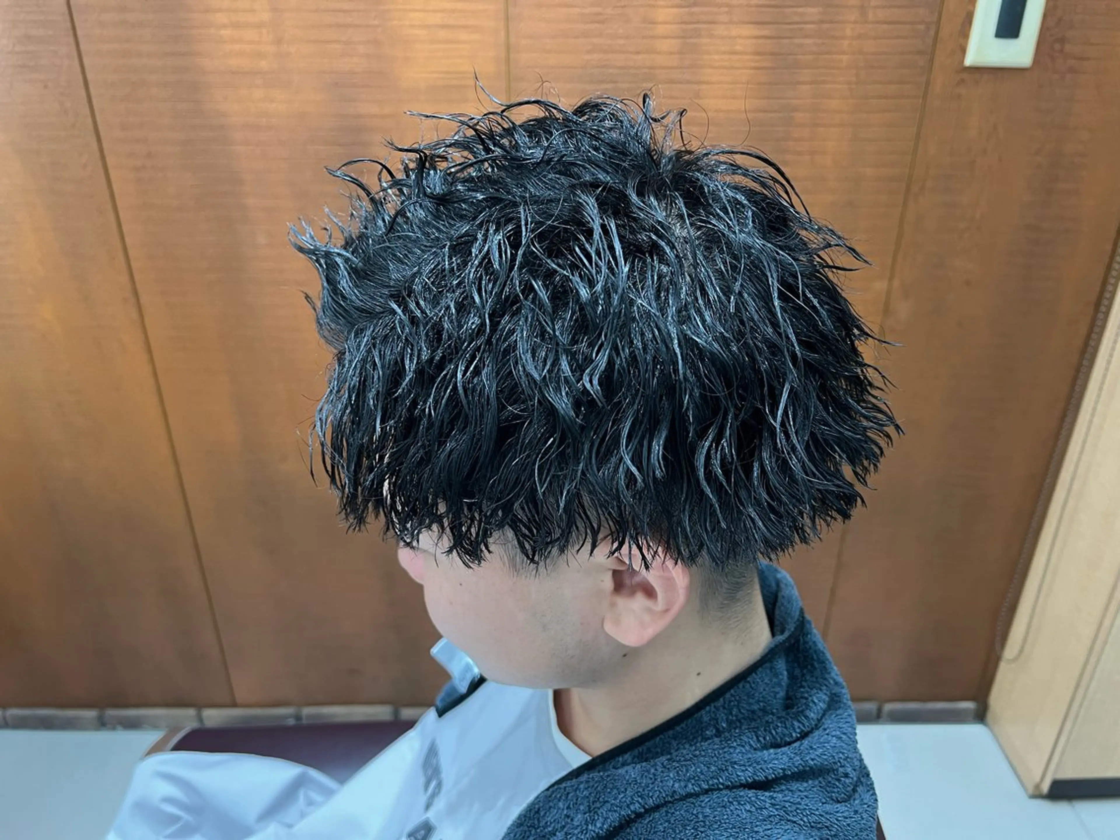 パーマ メンズ メンズパーマ スパイラルパーマ yoda waheiのヘアスタイル