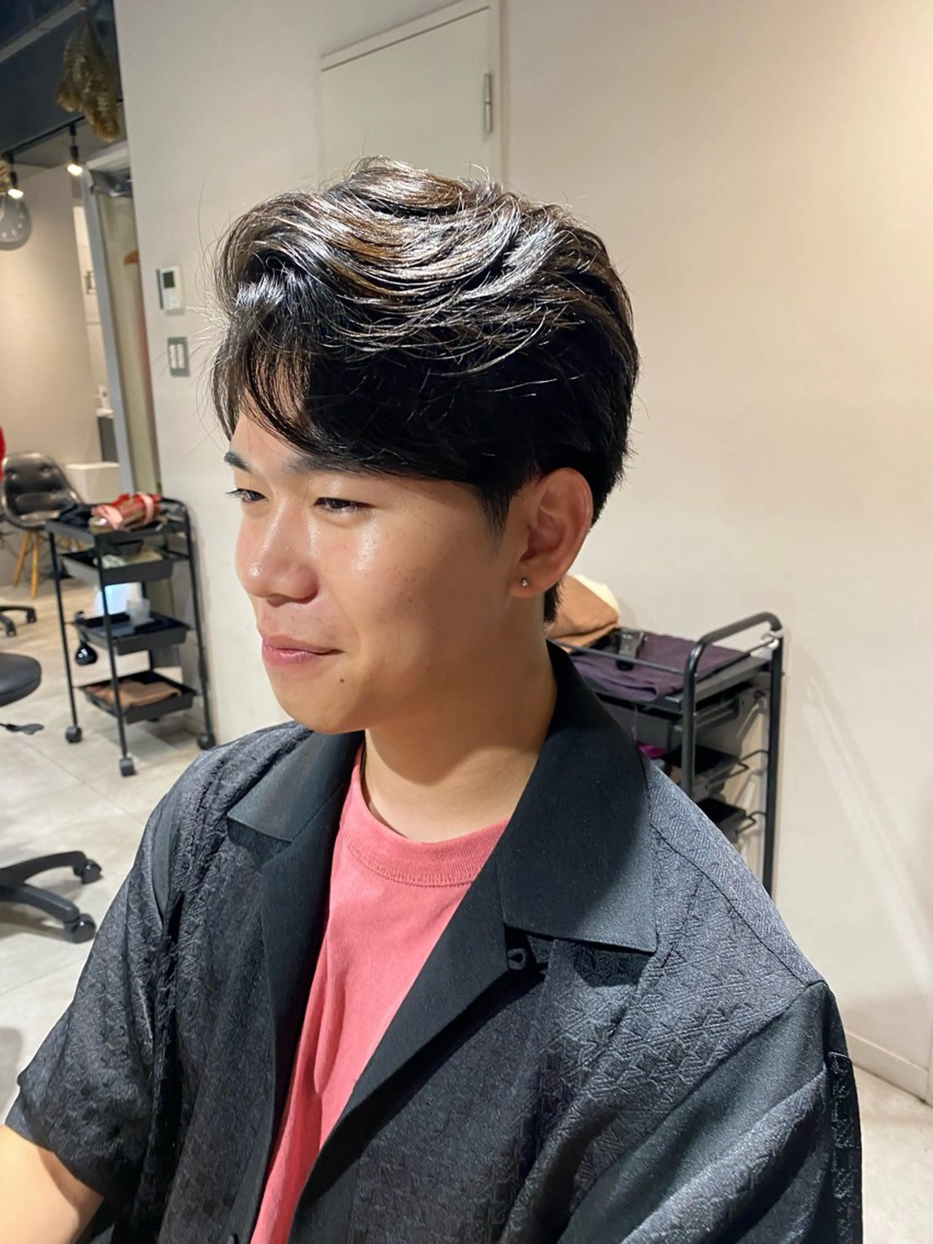 ショート メンズ 縮毛矯正 カット 縮毛矯正 トリートメント Dxxxx III所属・女性目線の大人 メンズ*Ayakaのヘアスタイル