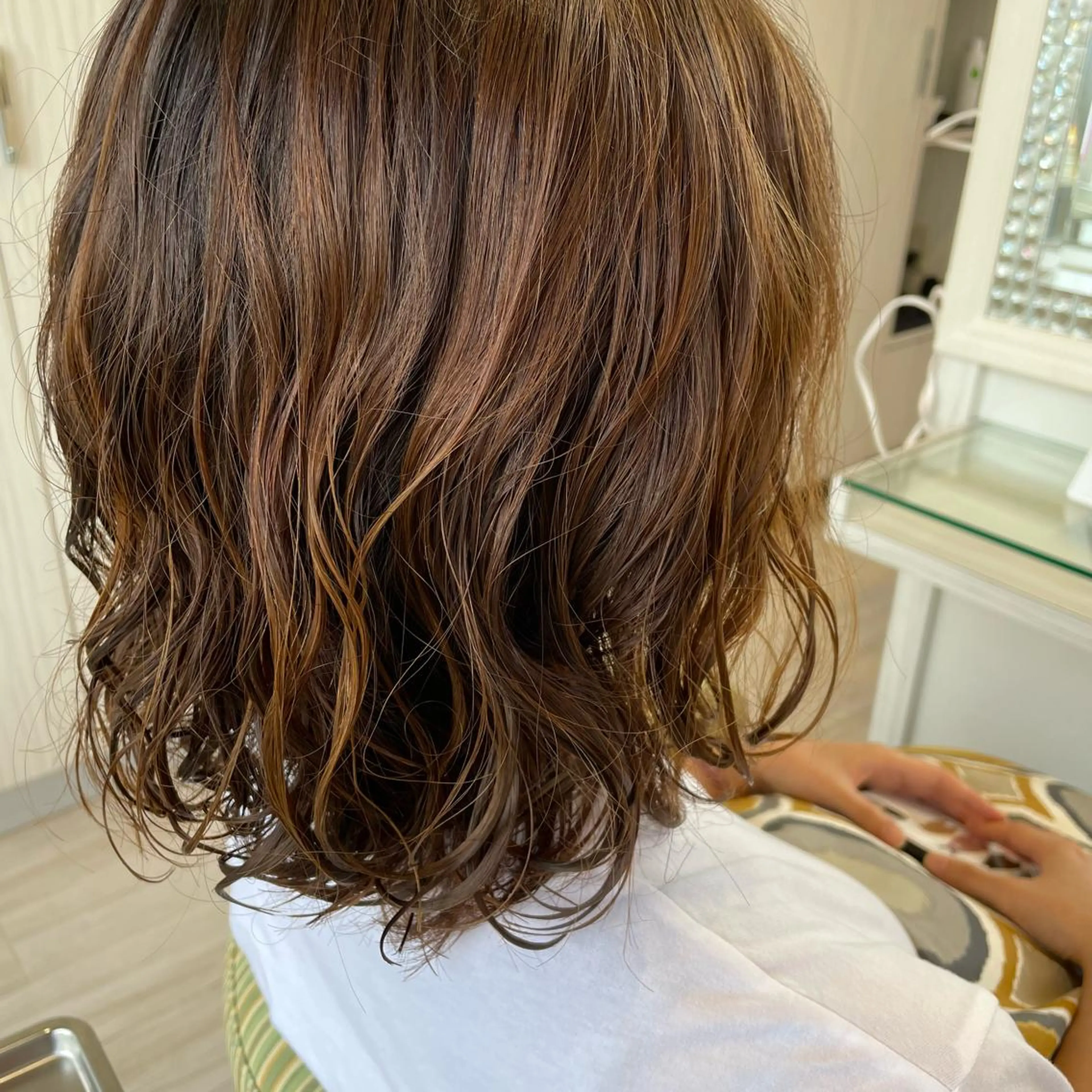 ミディアム ミディアムパーマ MAI /BUCKS/天王寺のヘアスタイル