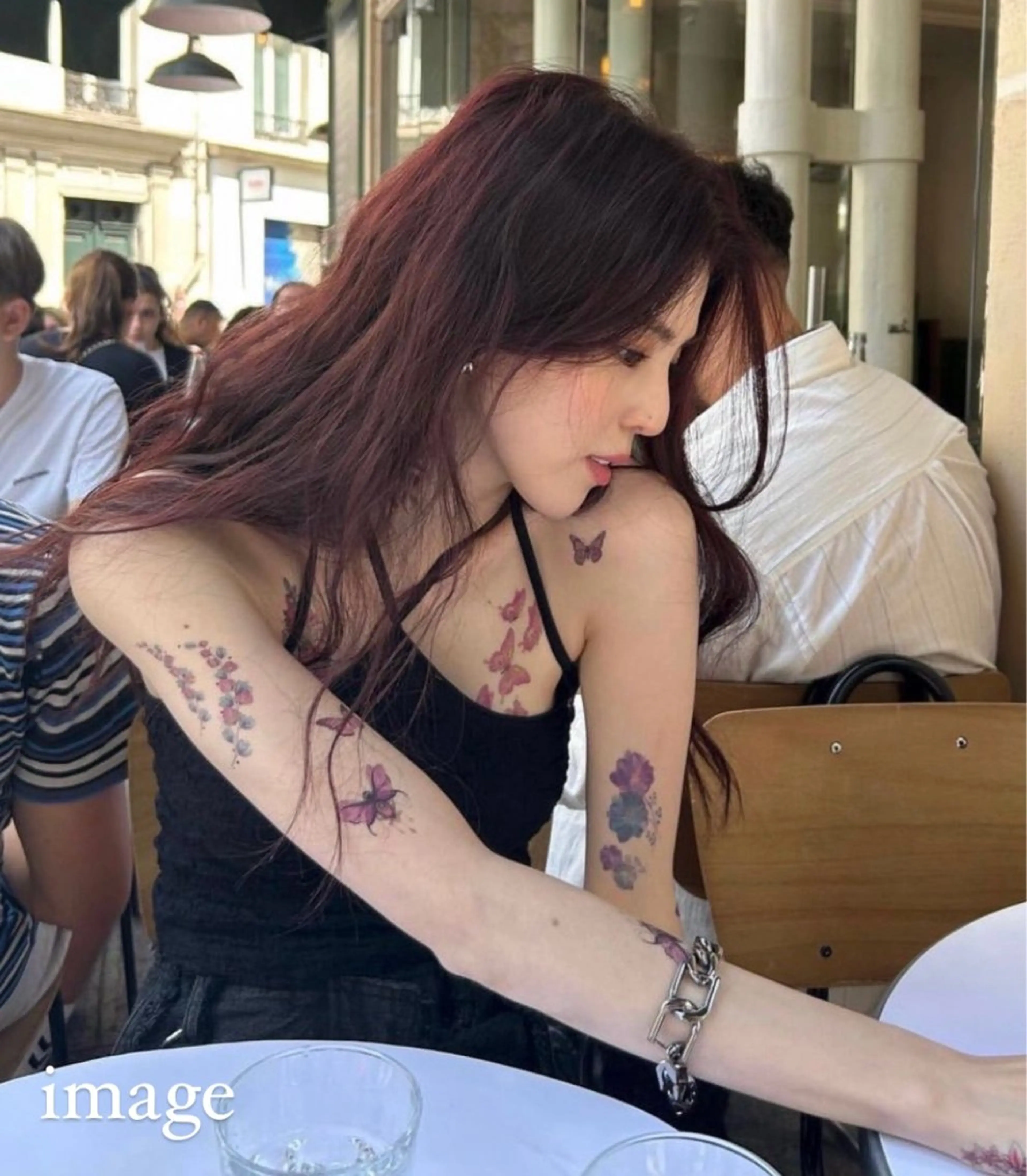 ロング カラー 🍓韓国ヘア レイヤ ーカット🍓笠原 葵のヘアスタイル