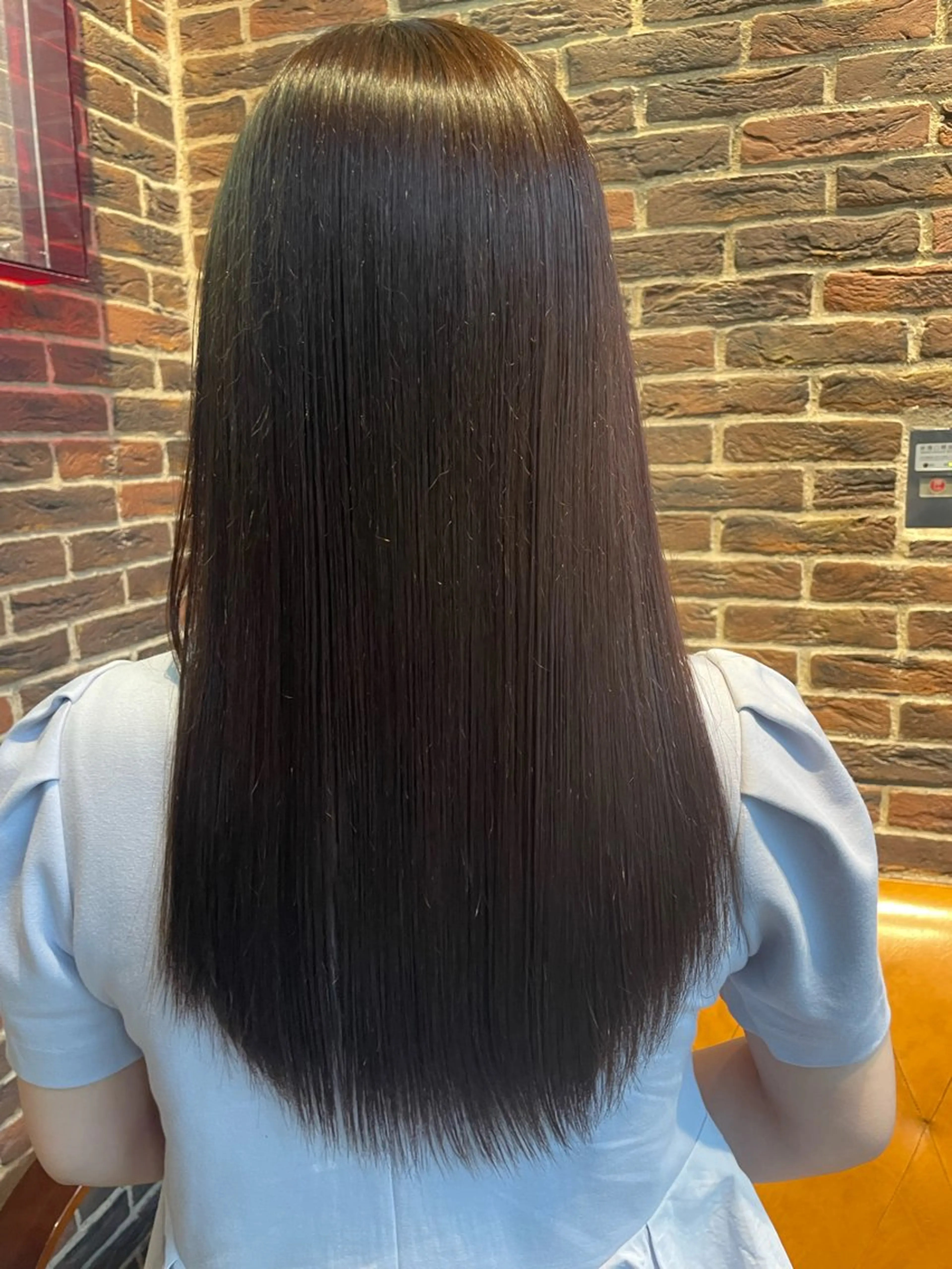 ロング 縮毛矯正 Hair salon 6所属・🌸照井 奈保子🌸のヘアスタイル