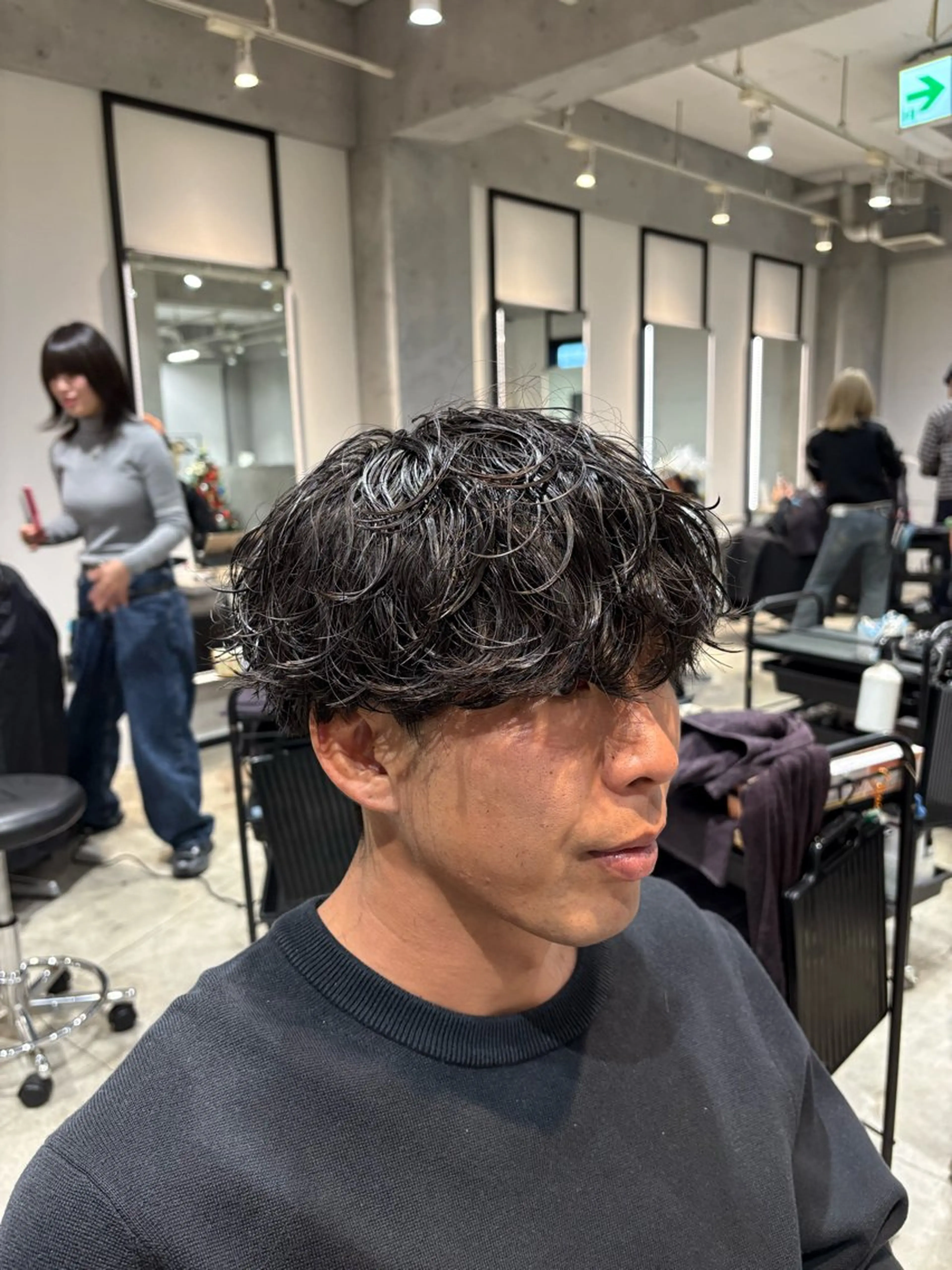 メンズ メンズパーマ 波巻きパーマ カット パーマ トリートメント メンズカット松戸/韓 国/メンズパーマ航太のヘアスタイル