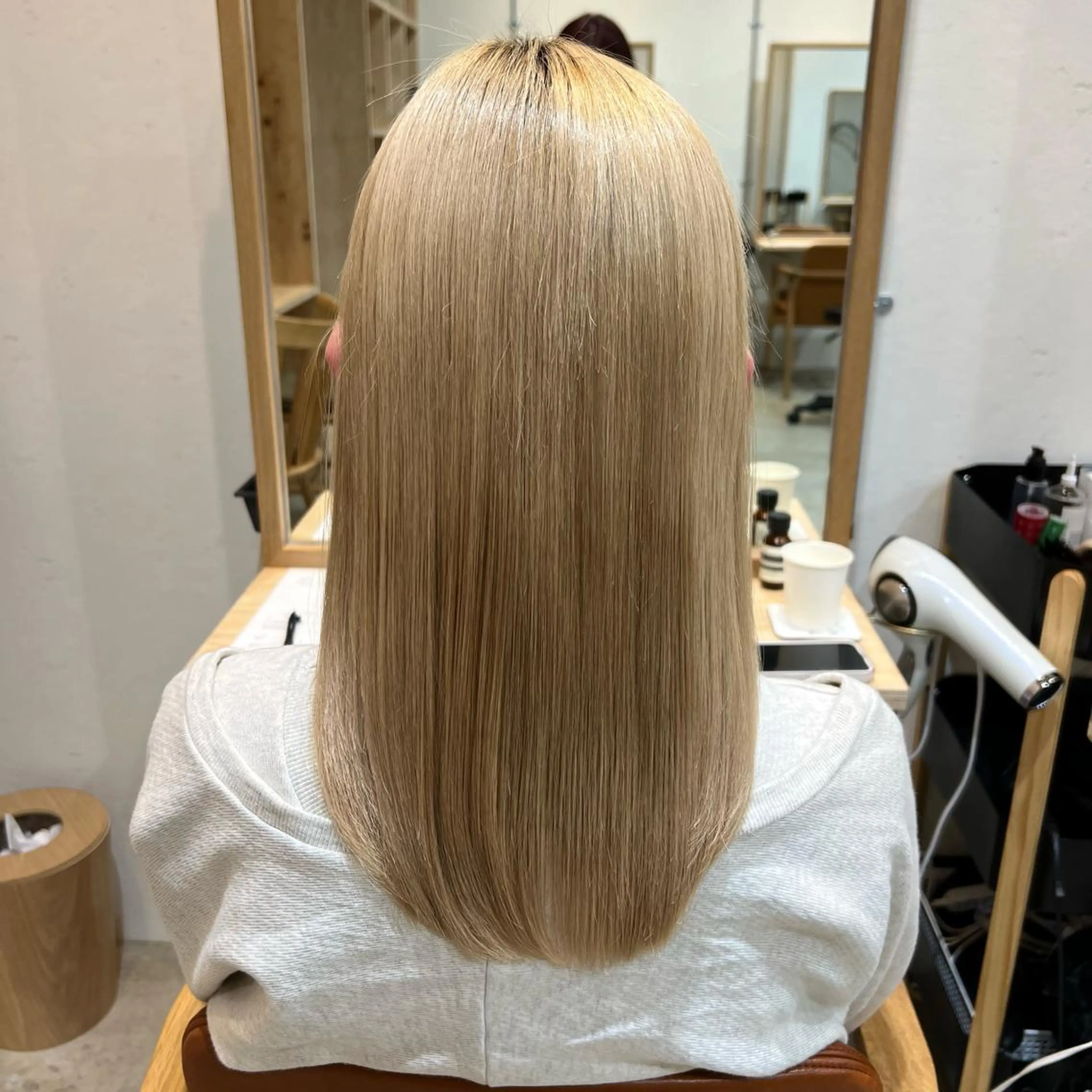 ロング レイヤー/ベージュ /メンズsaraのヘアスタイル