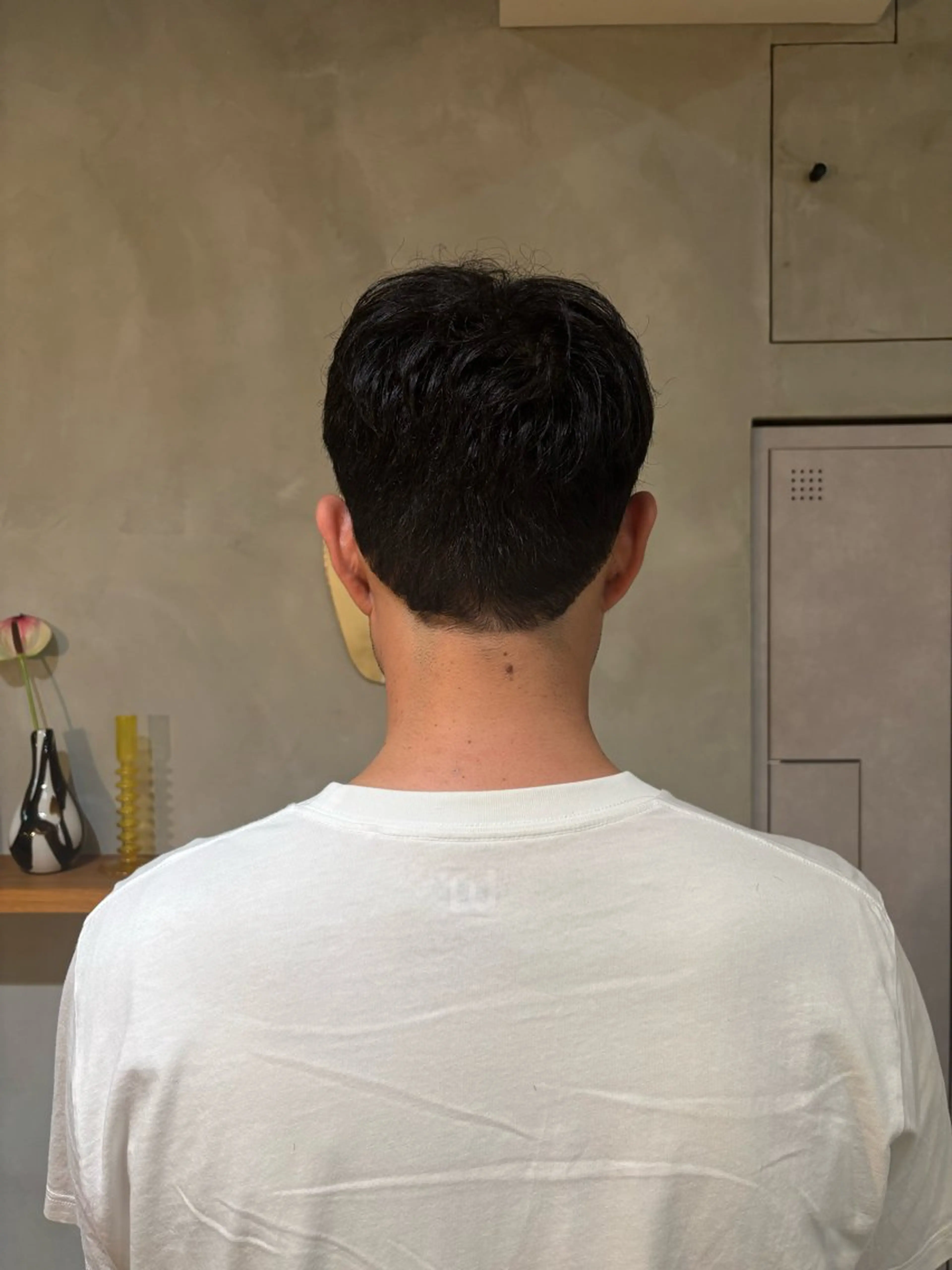 ショート メンズ カット ヘッドスパ メンズ特化ショート/ センターパート/福田のヘアスタイル