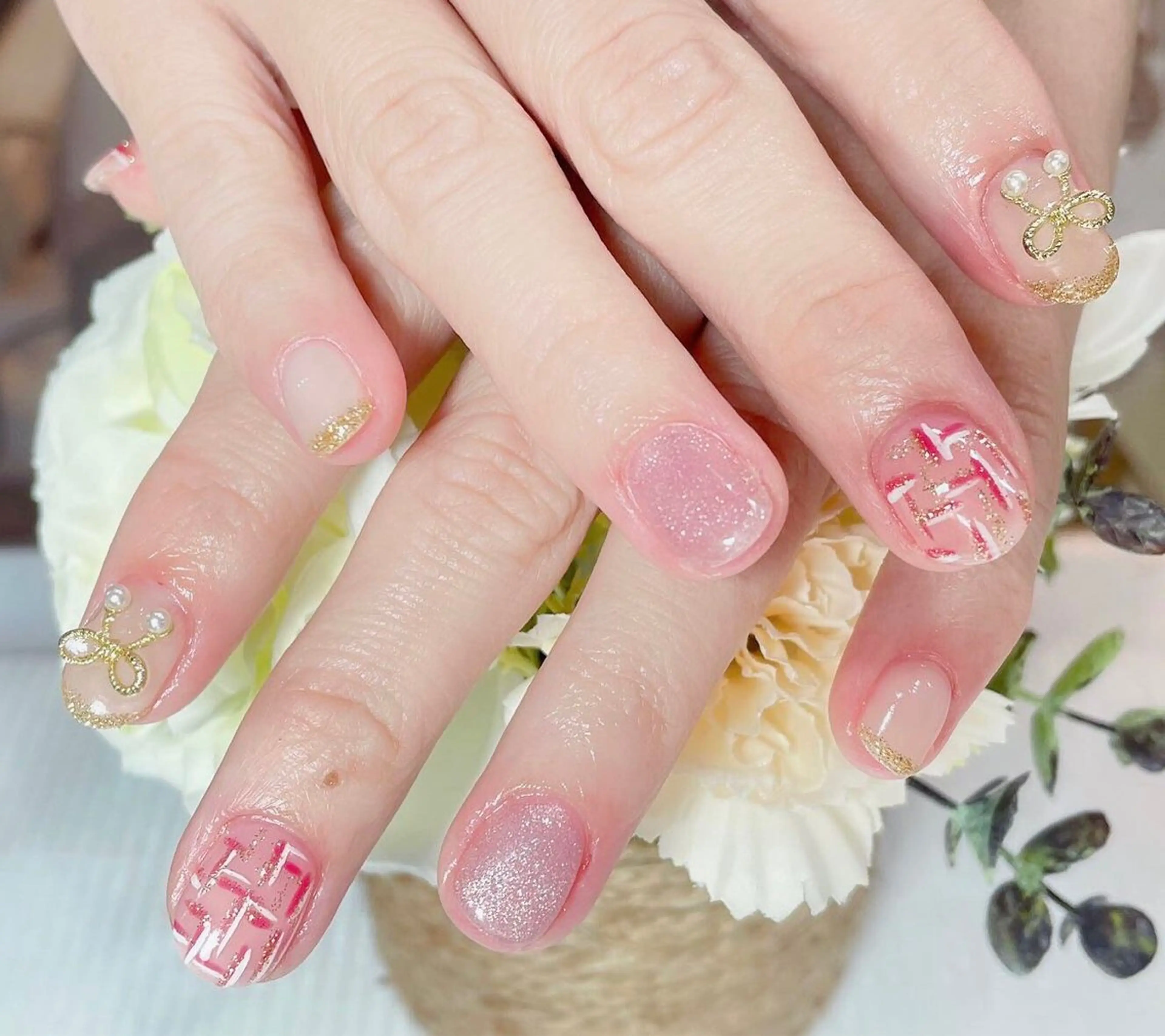 ネイル 韓国ネイル H&B 楊のネイルデザイン