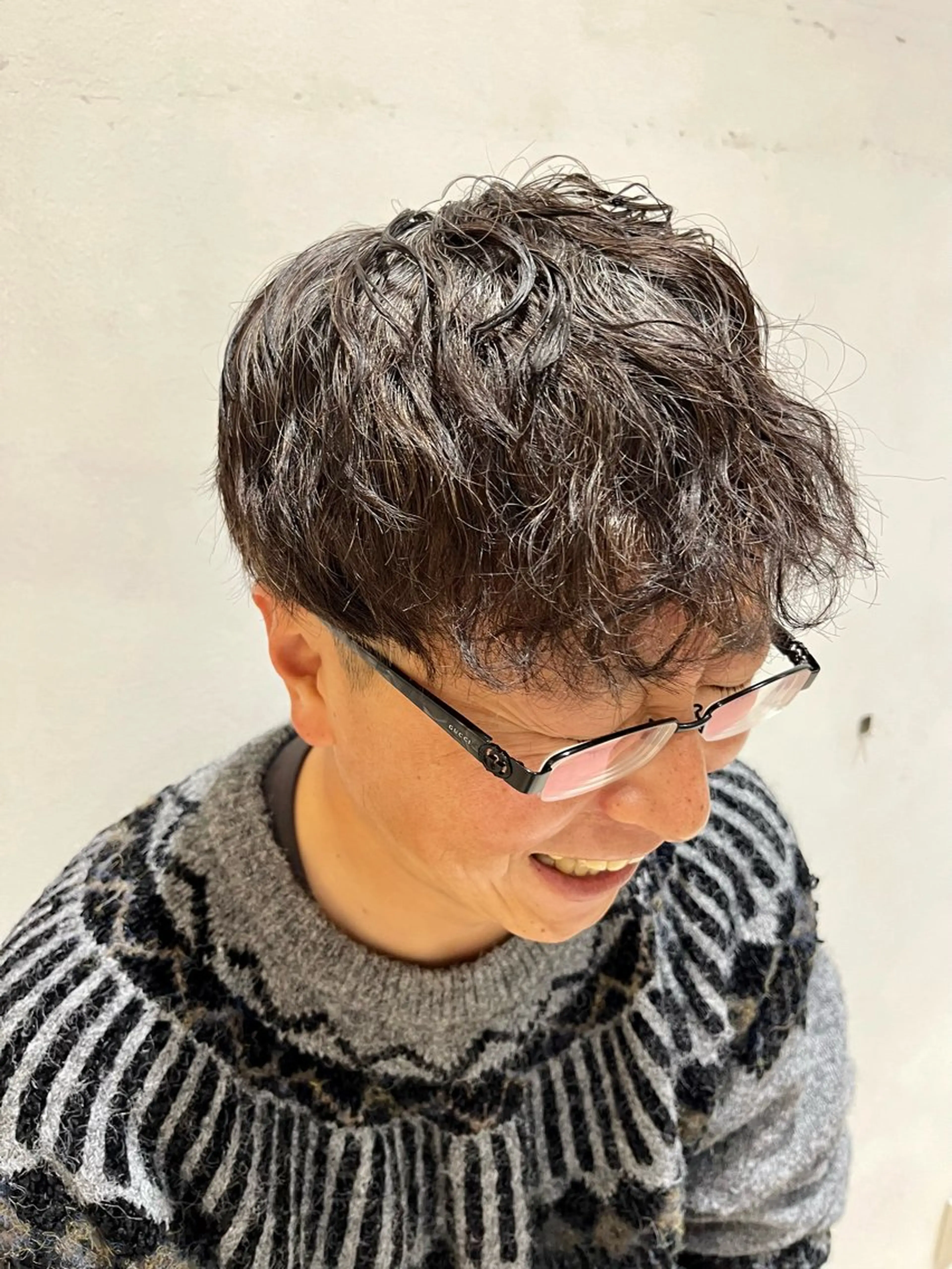 パーマ メンズ カット パーマ 🟦メンズ特化🟦 たかしま　あさひのヘアスタイル