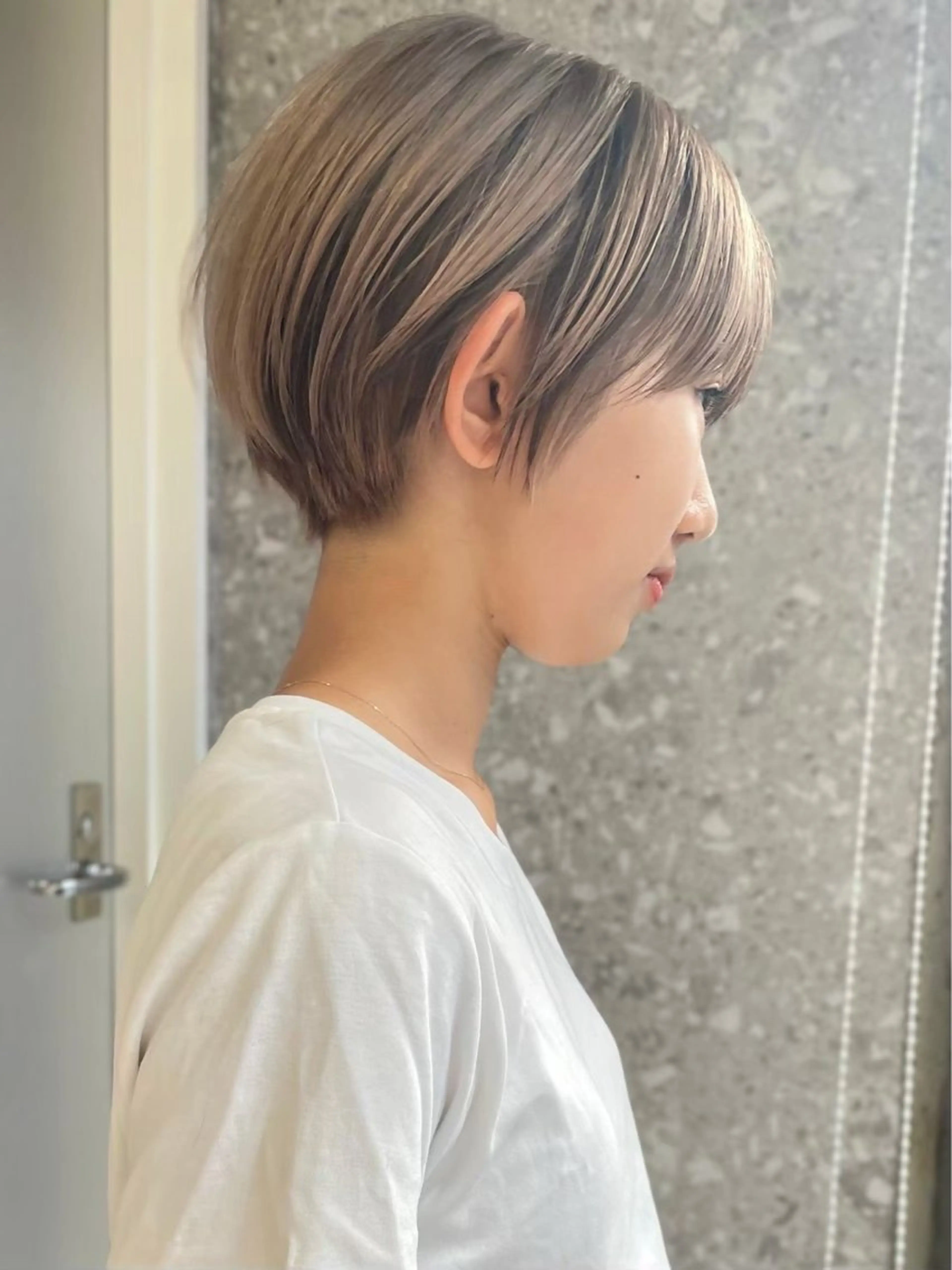 ショート ショートレイヤー レイヤーカット ショートヘア Cinq所属・ハイライト🌟/ ボブ/豊田のヘアスタイル