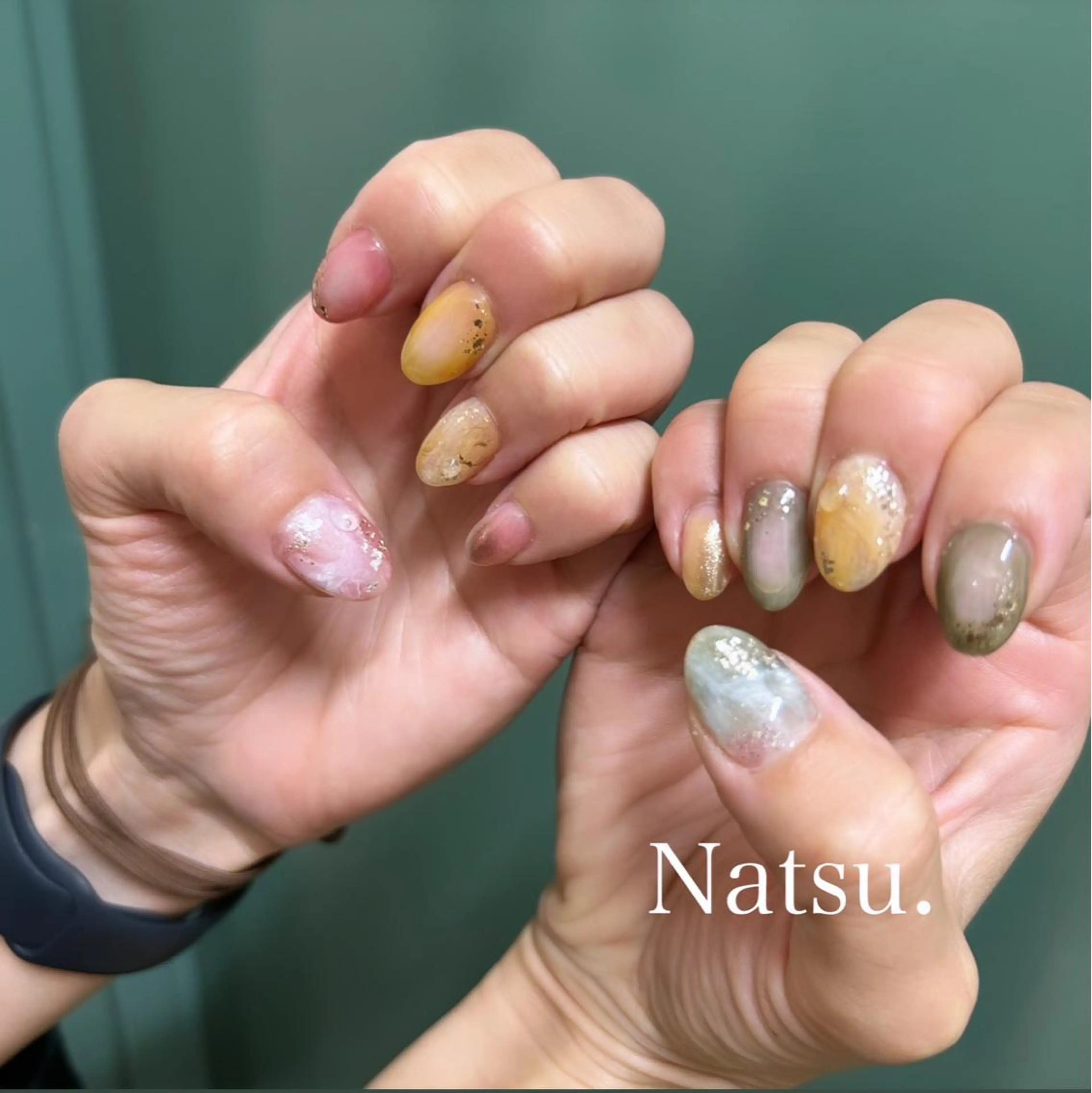 ネイル ニュアンスネイル ハンドネイル Natsu nailのネイルデザイン