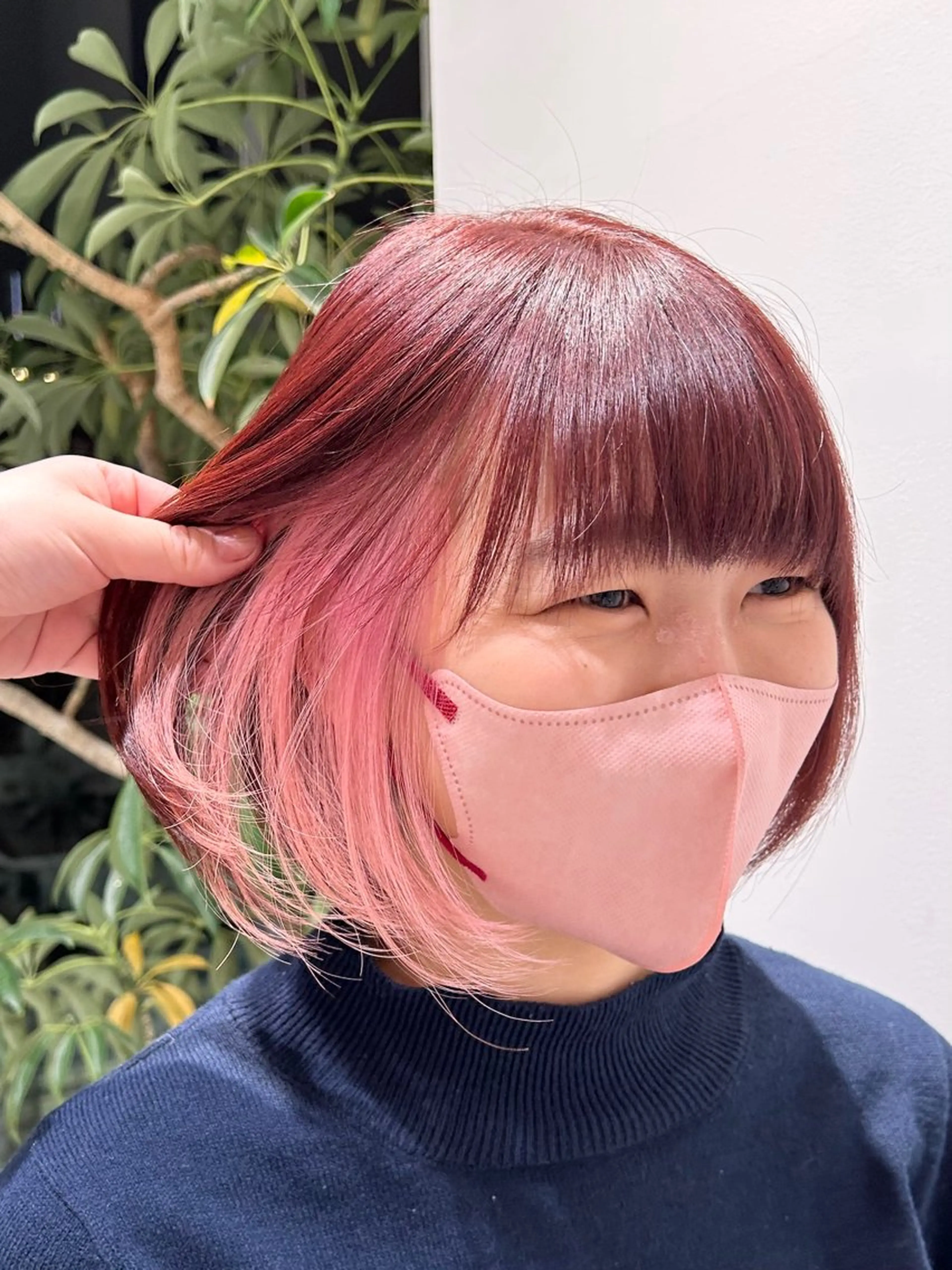 🎀ིྀフルカラー+イヤリングカラー+髪質改善トリートメント🎀ིྀの写真