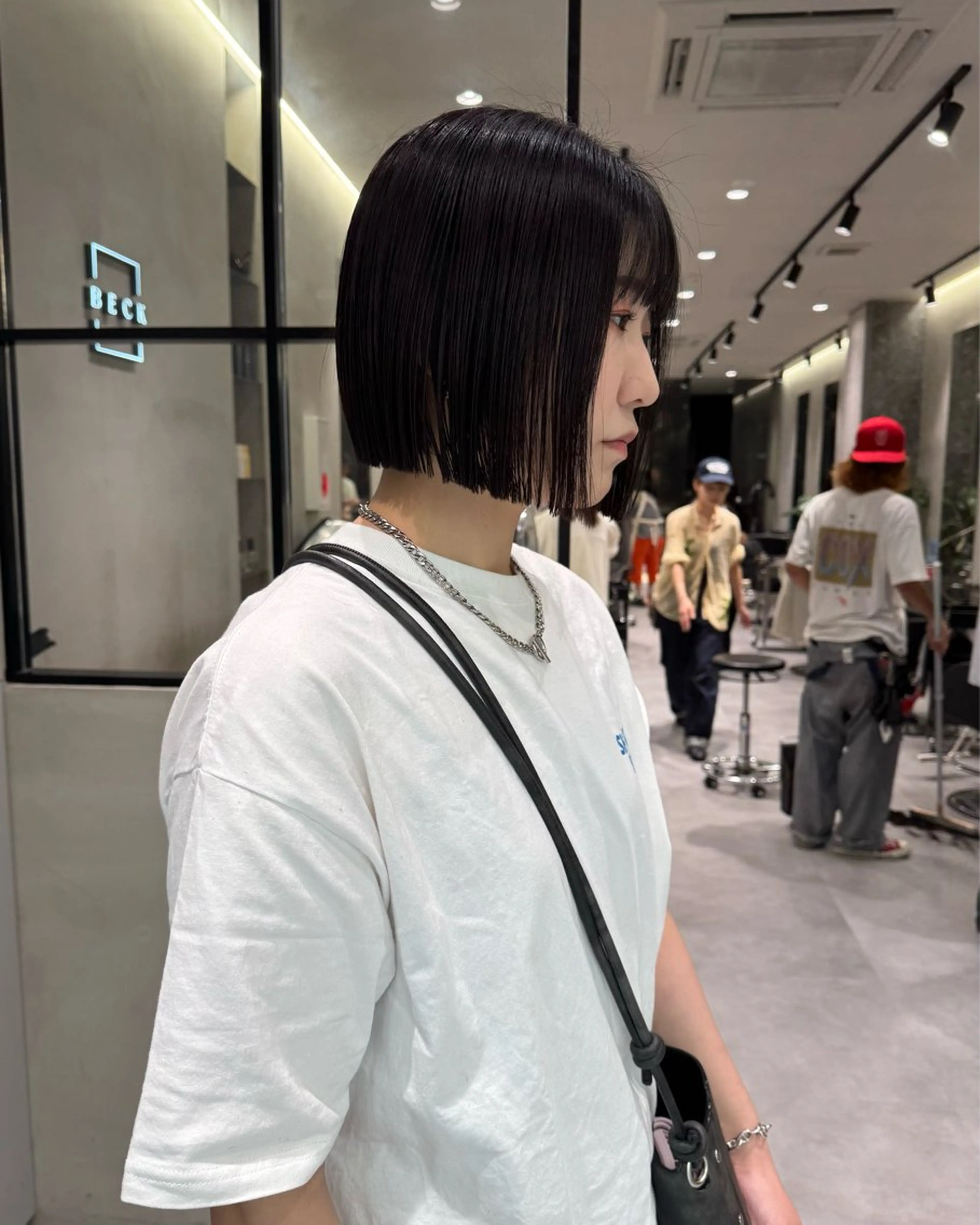 ショート カット ハルヒ/ハイトーン/ ボブのヘアスタイル