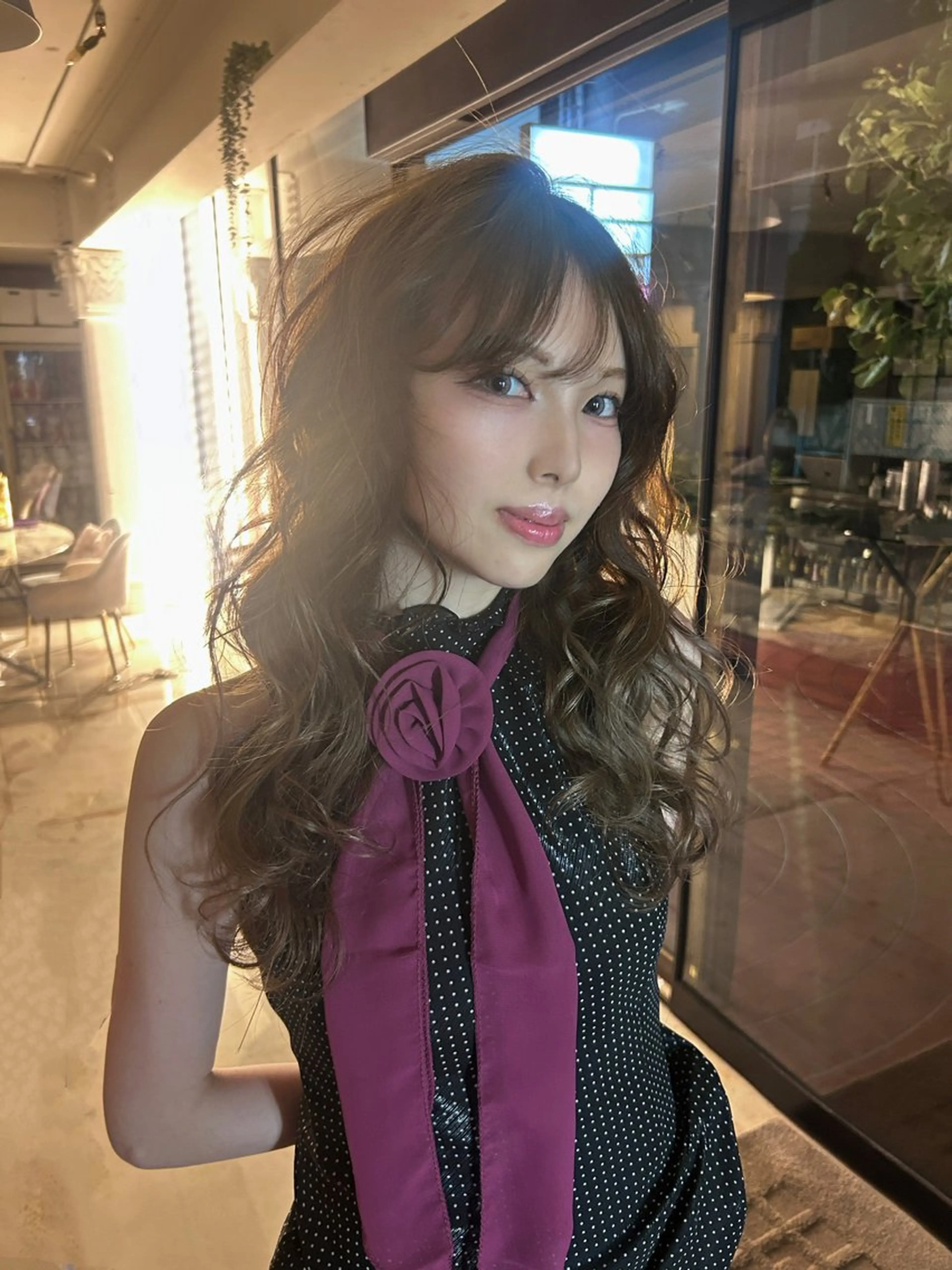 ロング カラー HARUNA/原宿/ デザイン/カットのヘアスタイル