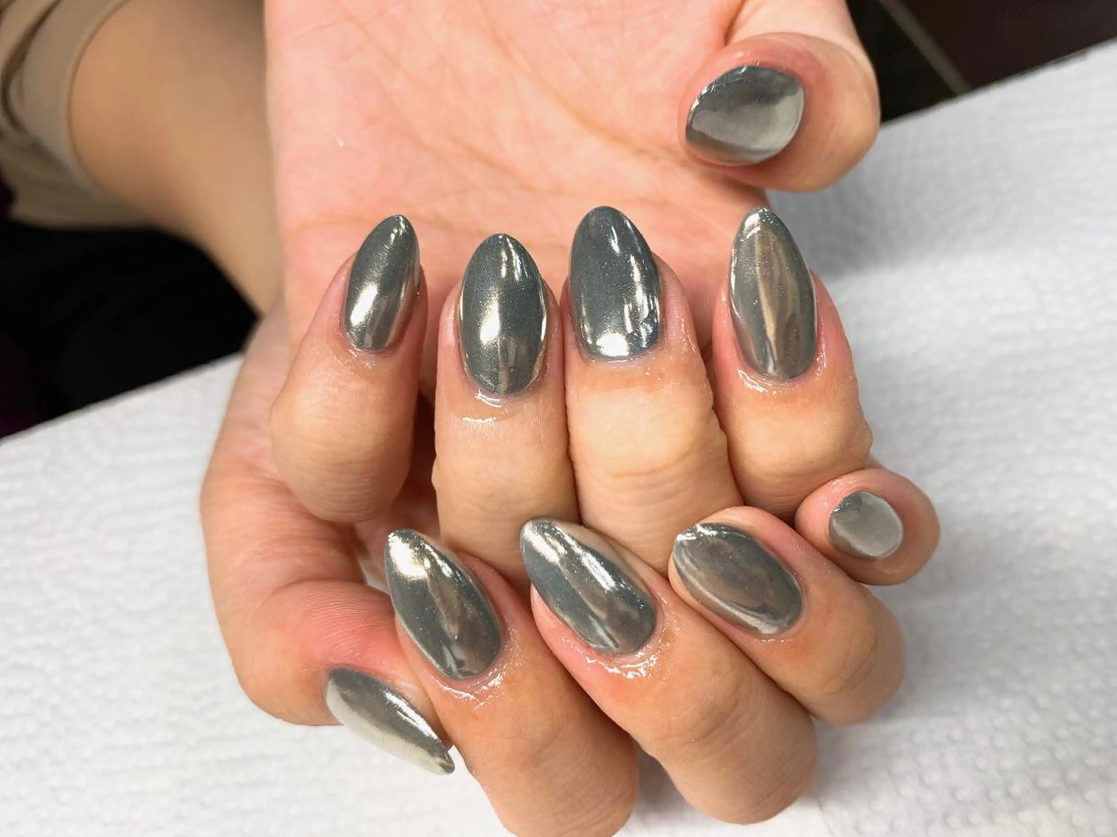 【オフなし】ミラーネイル（ユニコーン🦄もOK）の写真