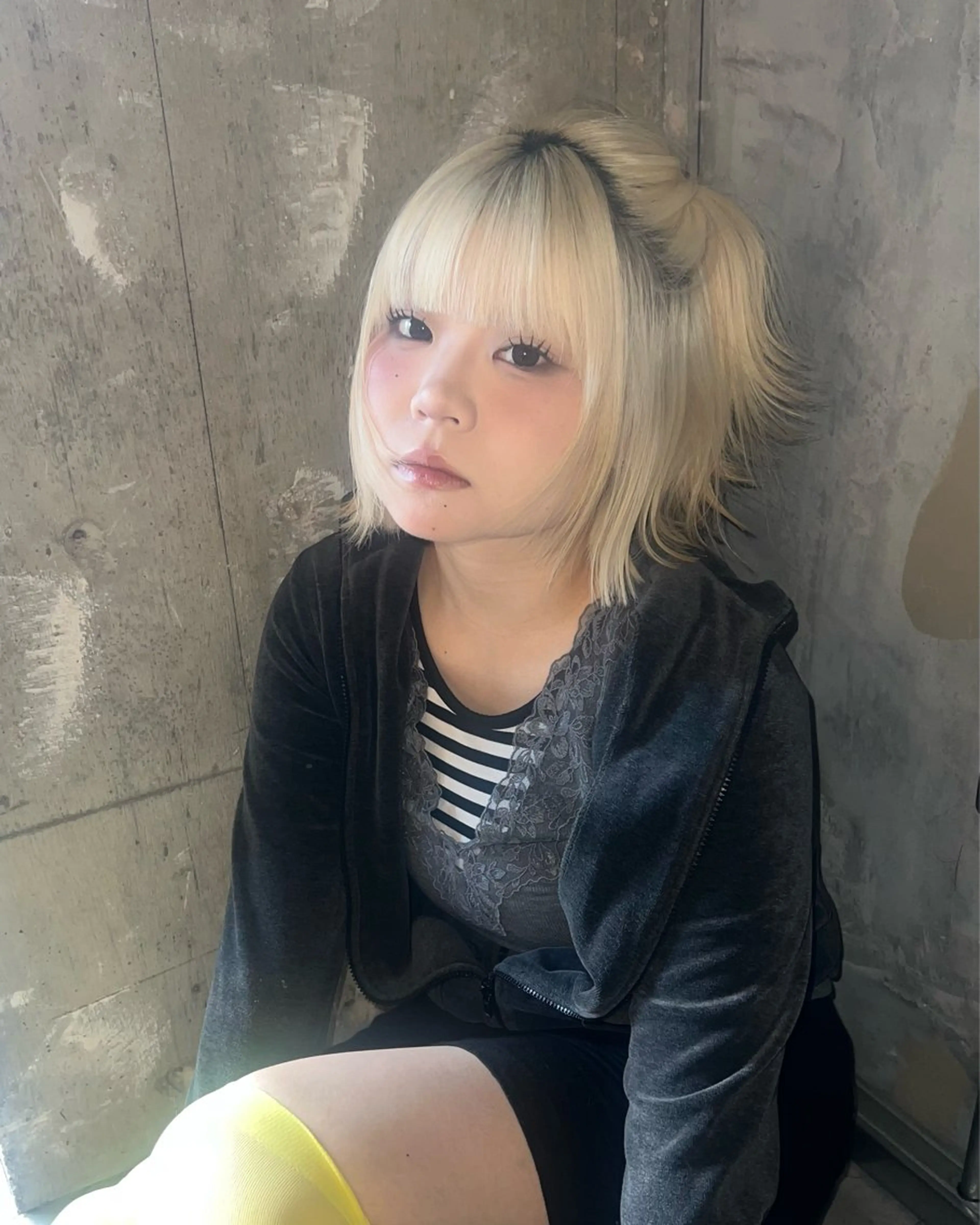 ショート カラー ヘアカラー トリートメント 齋 花音のヘアスタイル